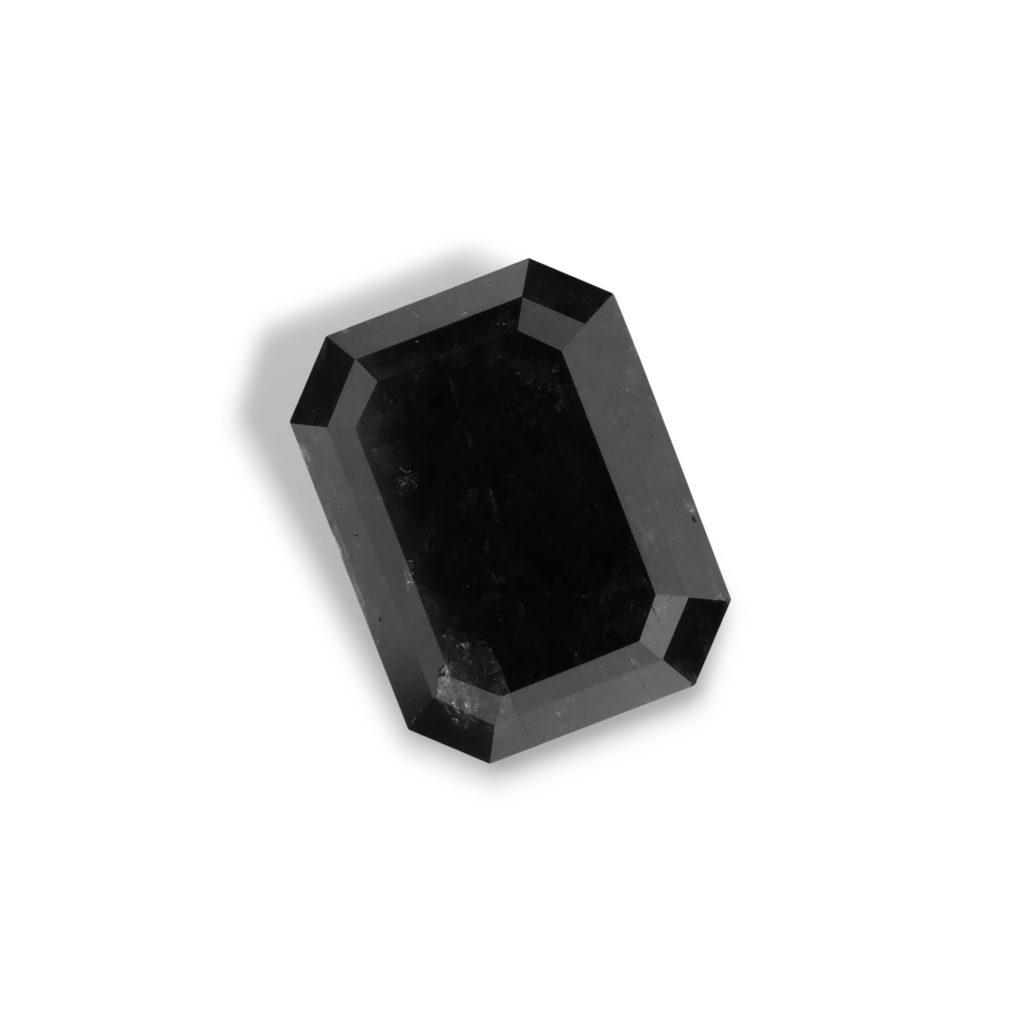 4,49 Karat natürlicher schwarzer Smaragd-Diamant, GIA-zertifiziert