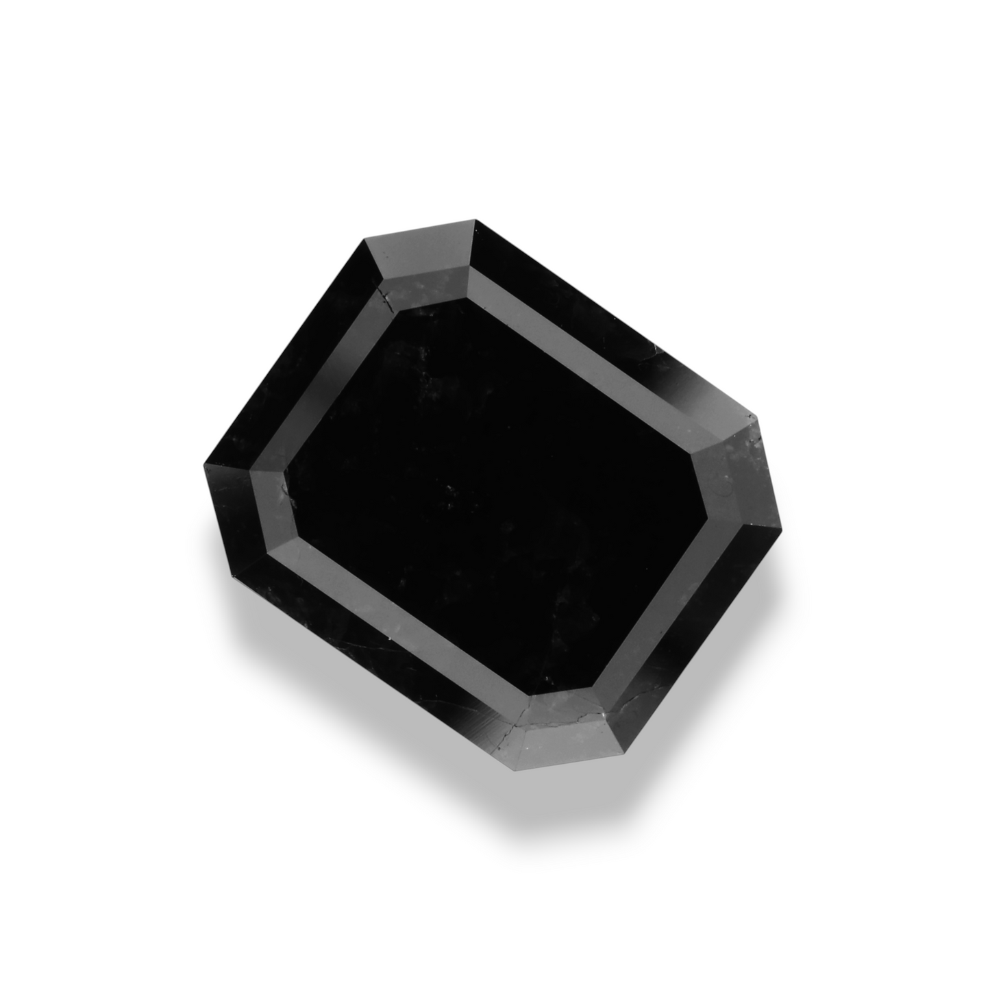 6,10 Karat natürlicher schwarzer Smaragd-Diamant, GIA-zertifiziert