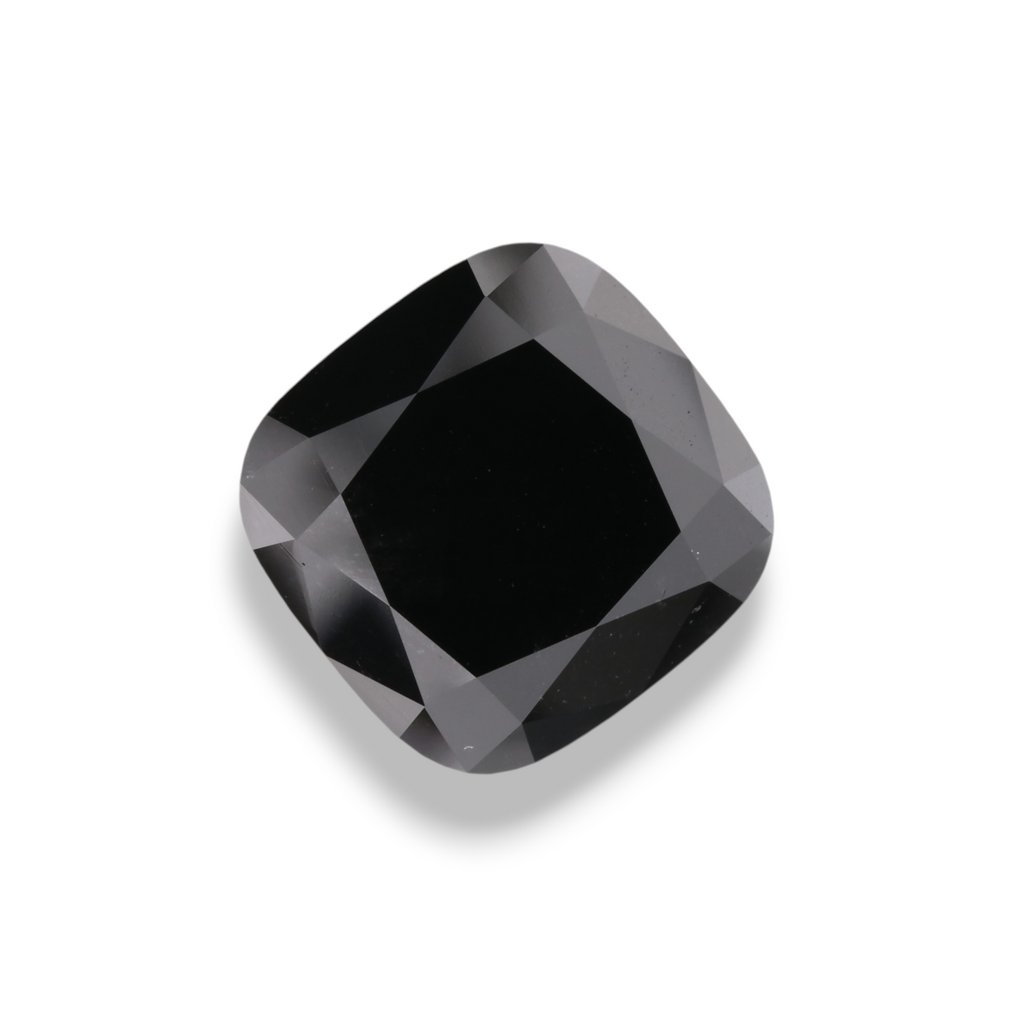 7,61 Karat natürlicher schwarzer Kissen-Diamant, GIA-zertifiziert