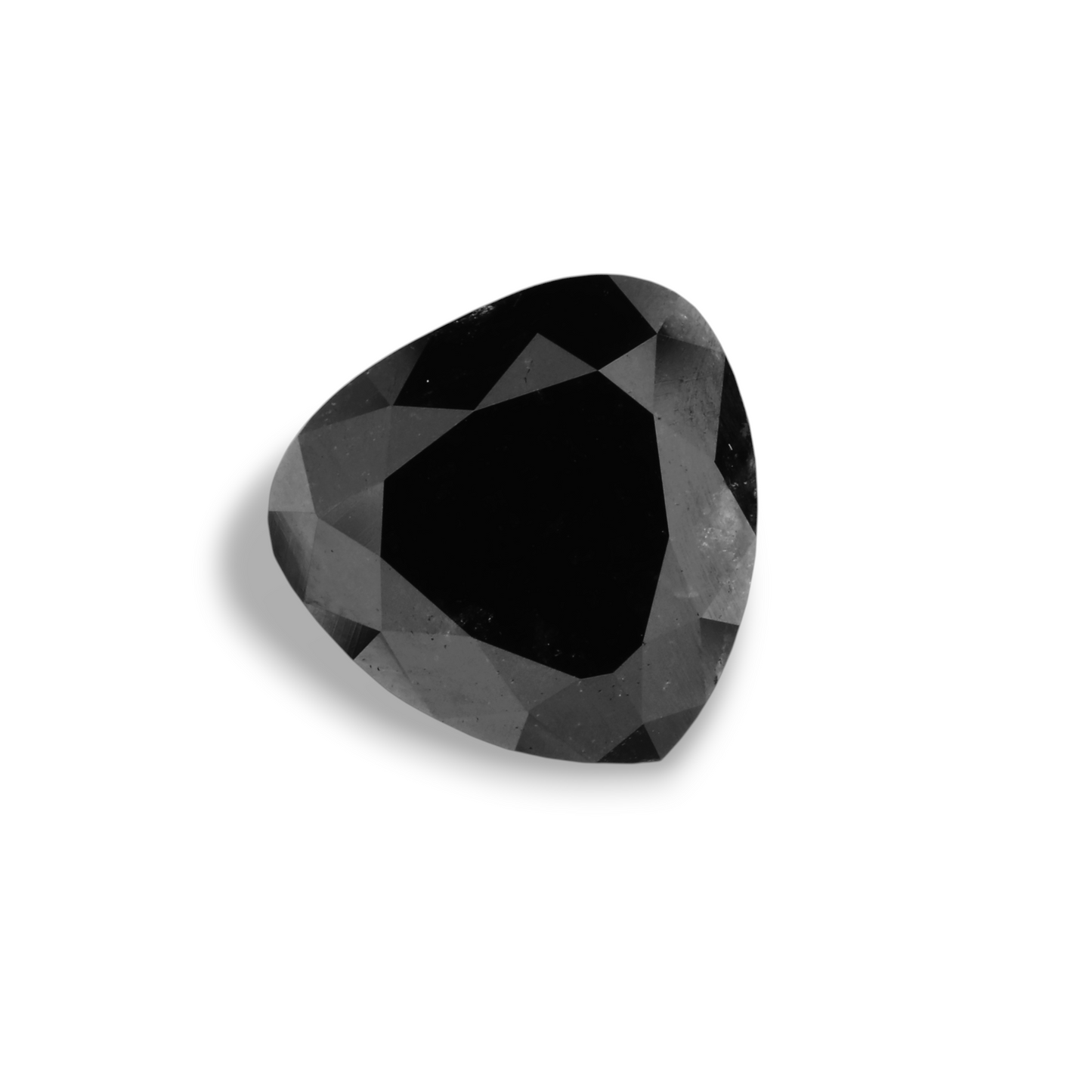 4,49 Karat Natürlicher Schwarzer Herzdiamant GIA
