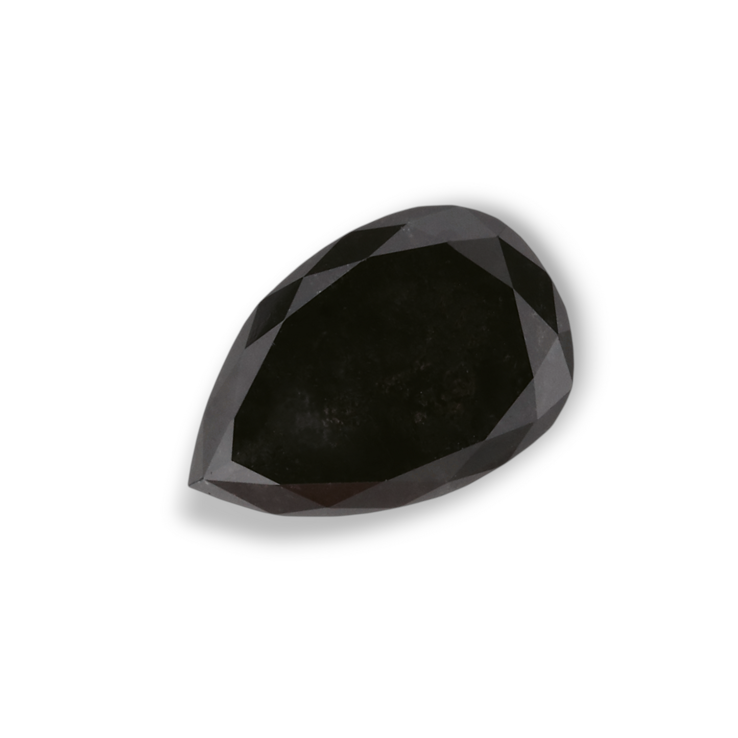1,27 Karat natürlicher schwarzer Birnendiamant (GIA-geprüft)