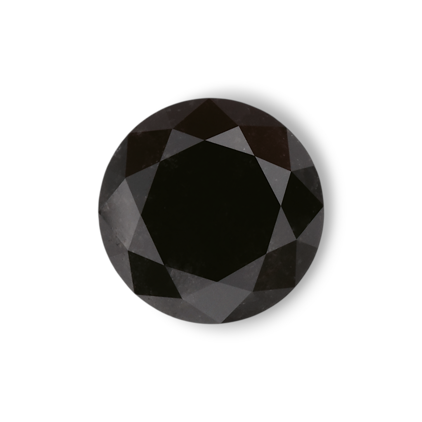 1,21 Karat Natürlicher Schwarzer Runder Diamant GIA