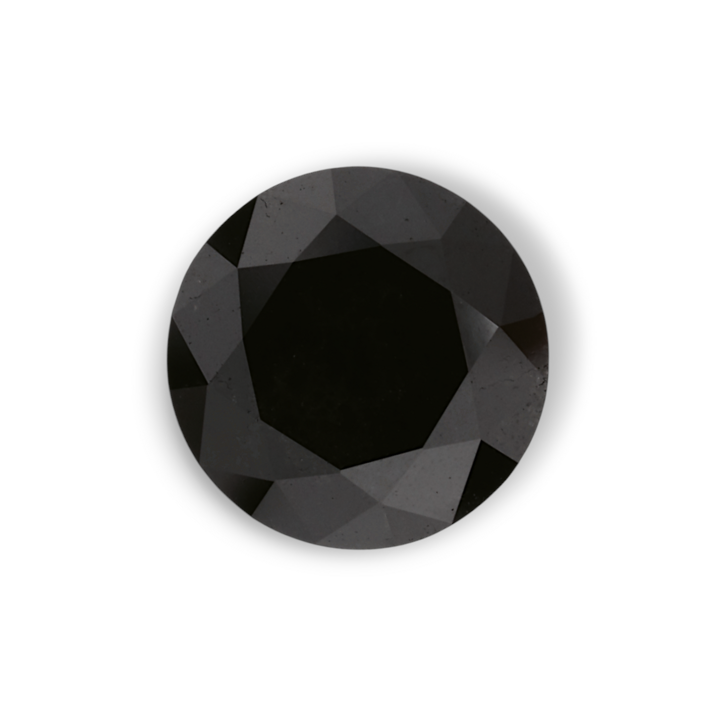 1,82 Karat natürlicher schwarzer runder Diamant (GIA)
