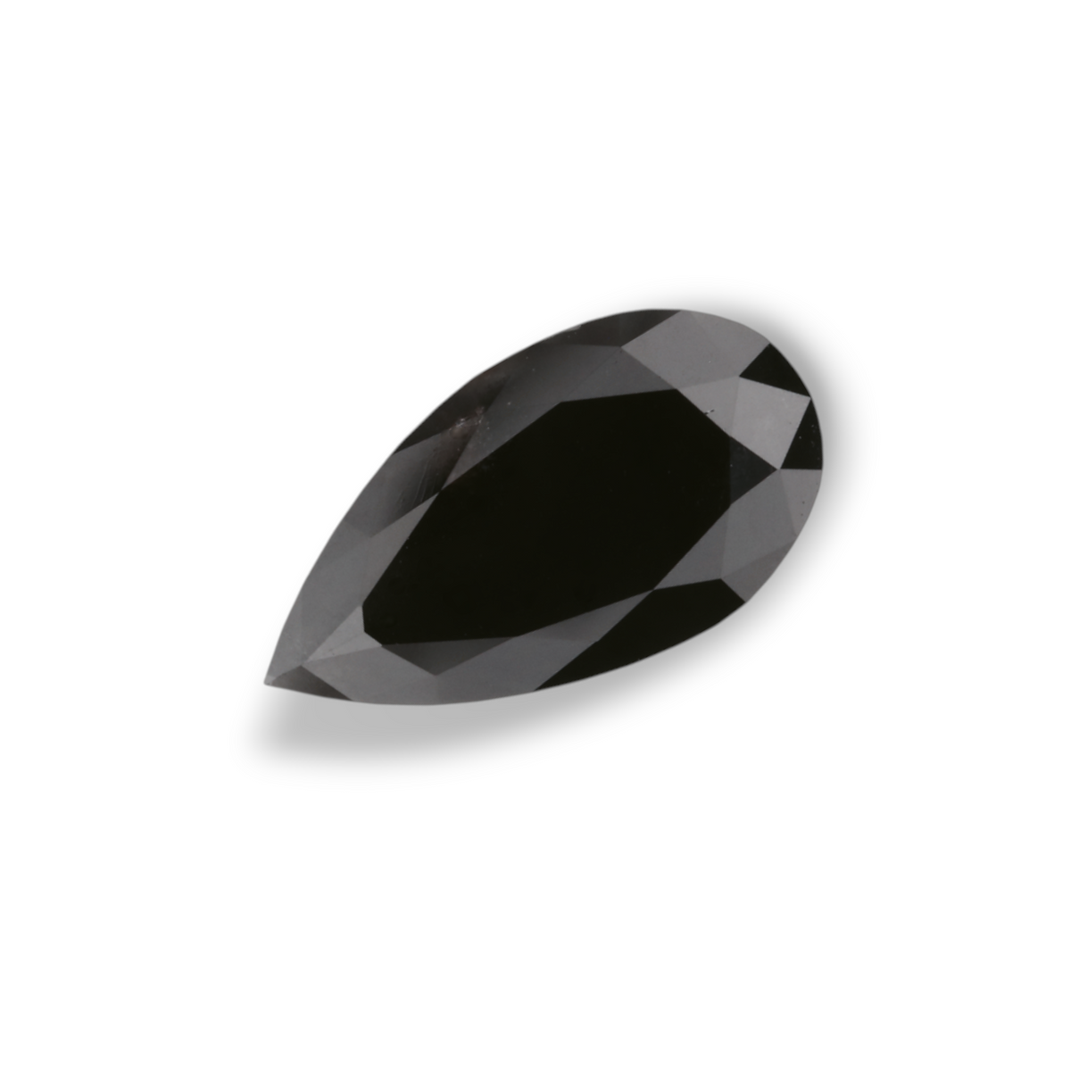 2,01 Karat natürlicher schwarzer Birnendiamant (GIA-geprüft)