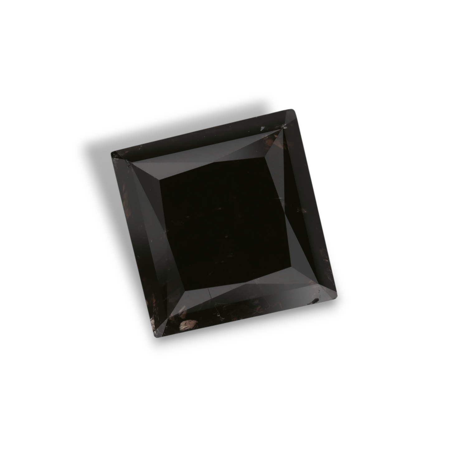 3,39 Karat Natürlicher Schwarzer Prinzessdiamant GIA