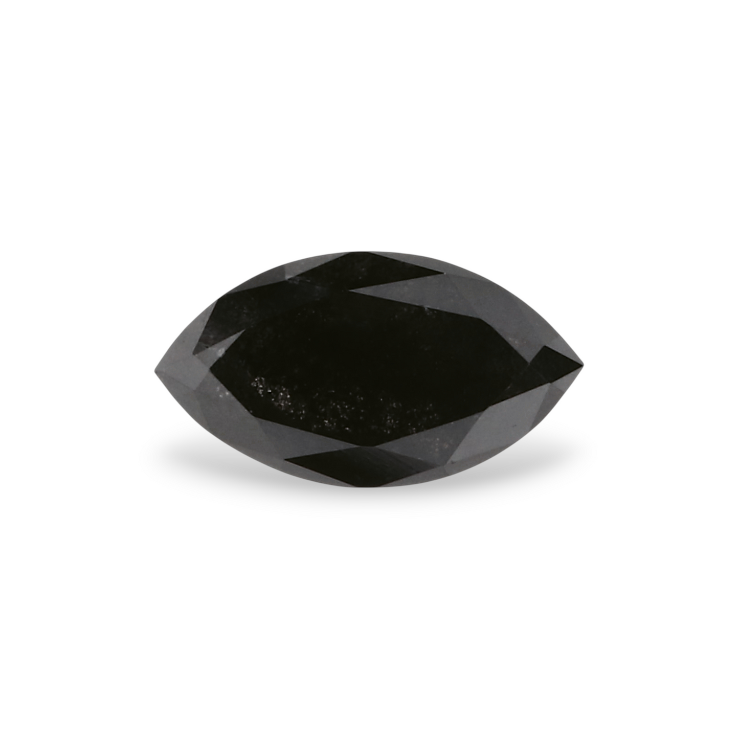 0,45 Karat natürlicher schwarzer Marquise-Diamant, GIA-zertifiziert