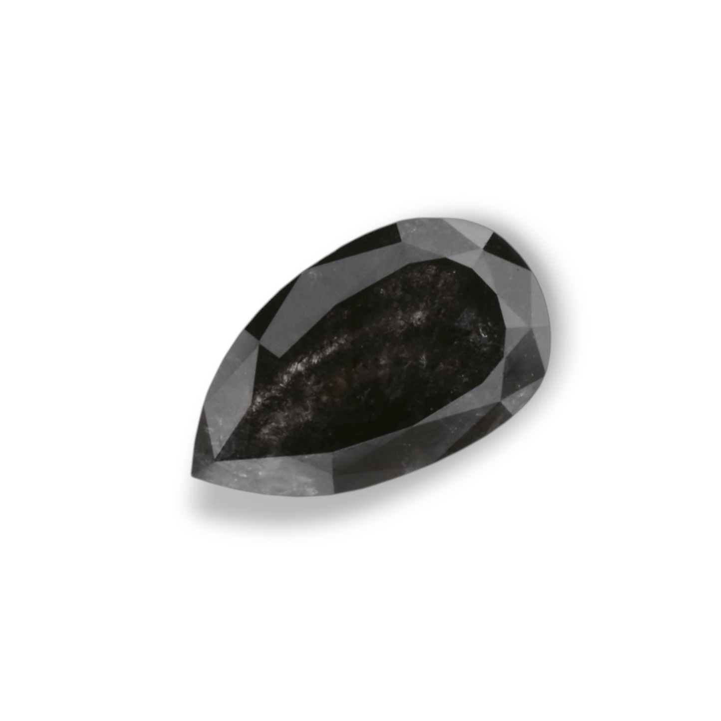 1,2 Karat natürlicher schwarzer Birnendiamant (GIA-geprüft)