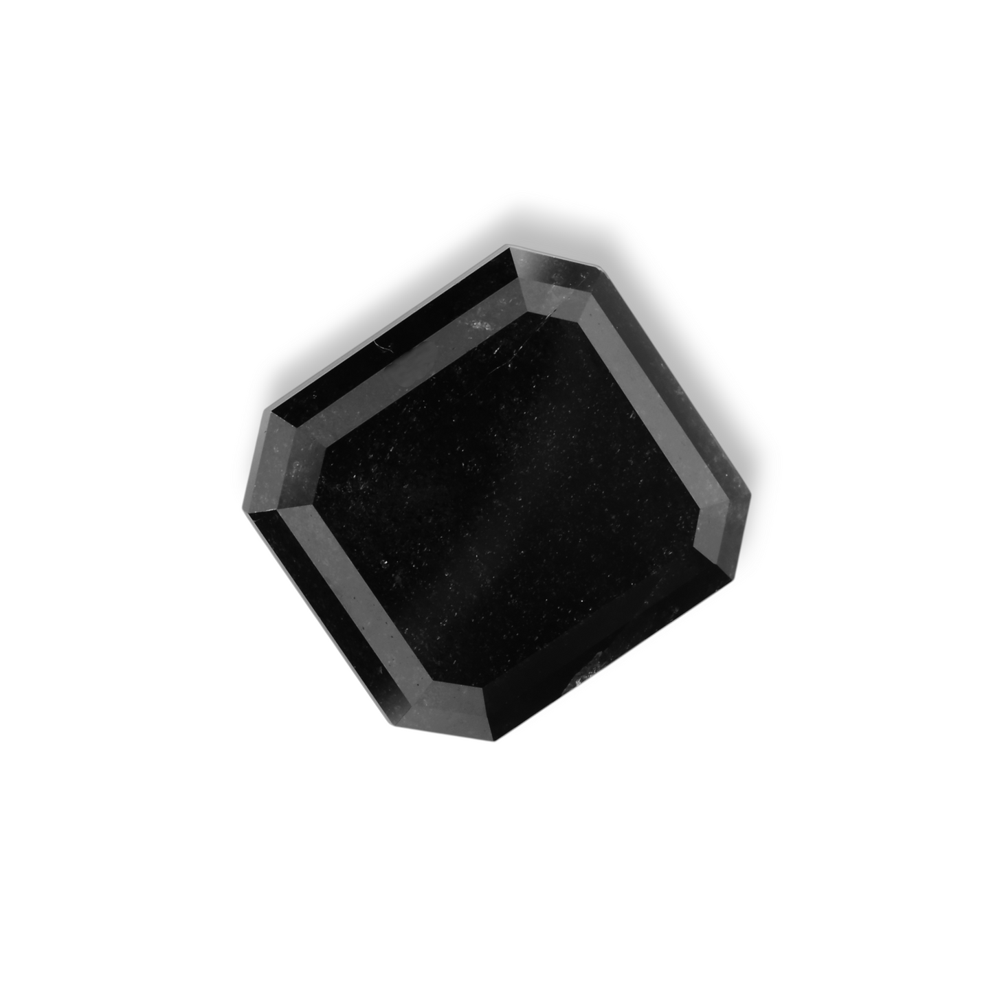 6,88 Karat natürlicher schwarzer Smaragd-Diamant, GIA-zertifiziert