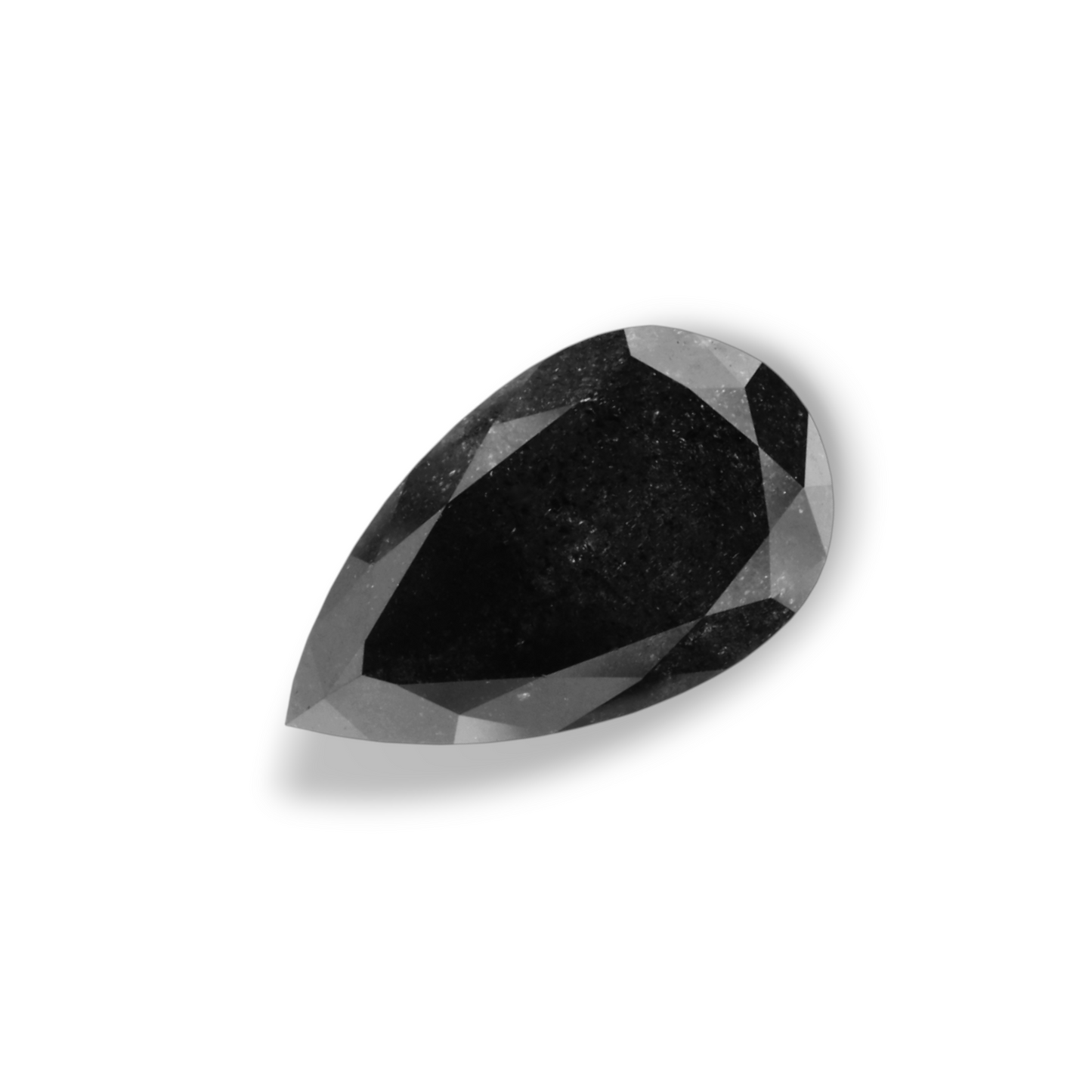 2,16 Karat natürlicher schwarzer Birnendiamant (GIA-geprüft)