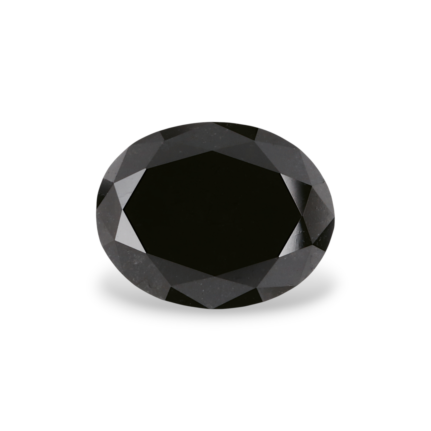 1,77 Karat natürlicher schwarzer ovaler Diamant, GIA-zertifiziert