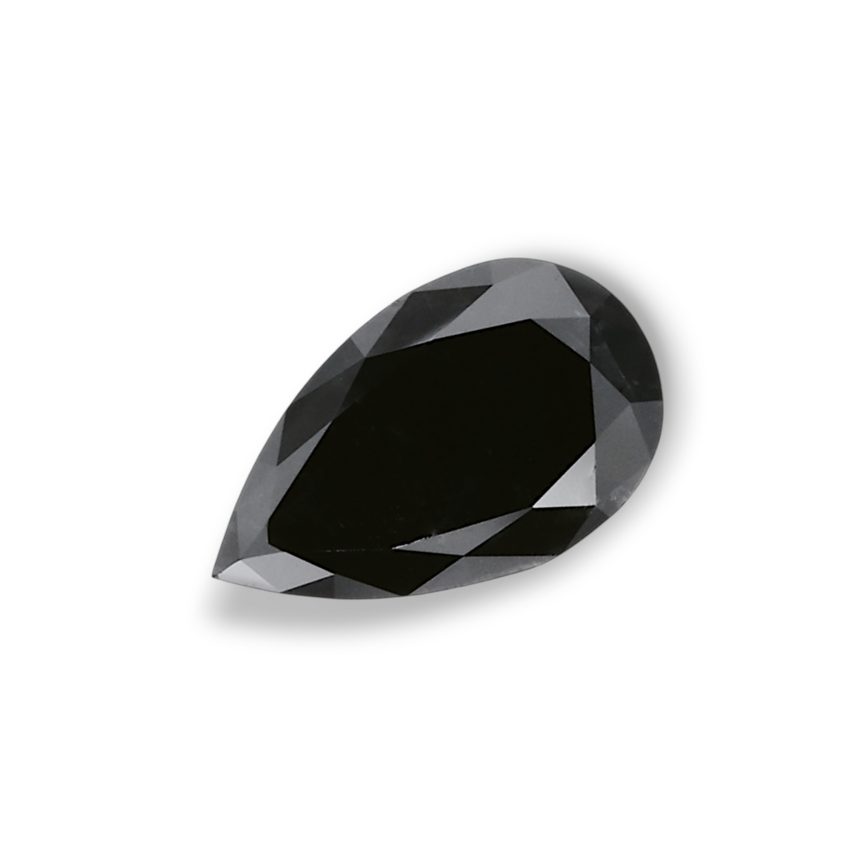 Birnenförmiger Diamant | 0,9 ct | Fancy Black | GIA | Ref. S156525