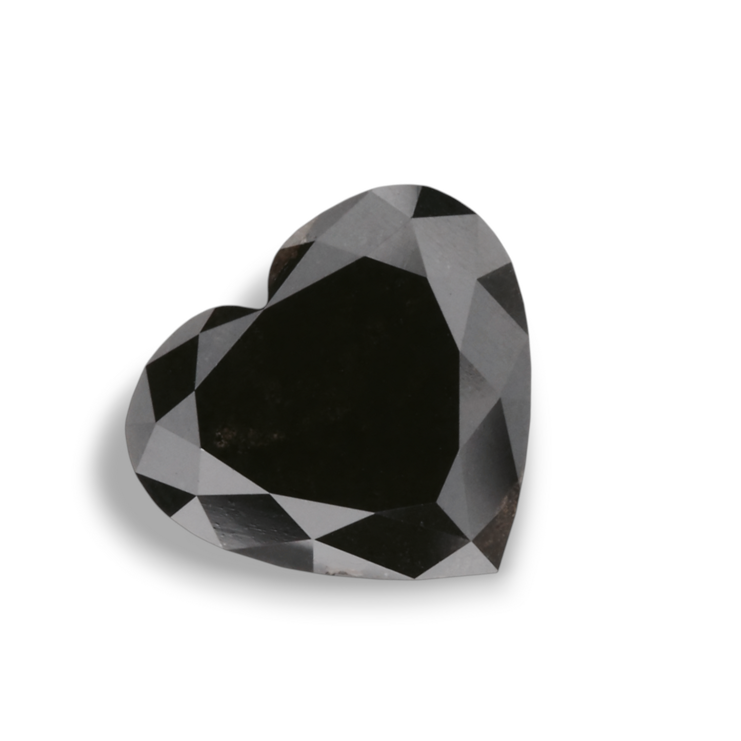 1,72 Karat natürlicher schwarzer Herzdiamant (GIA-geprüft)