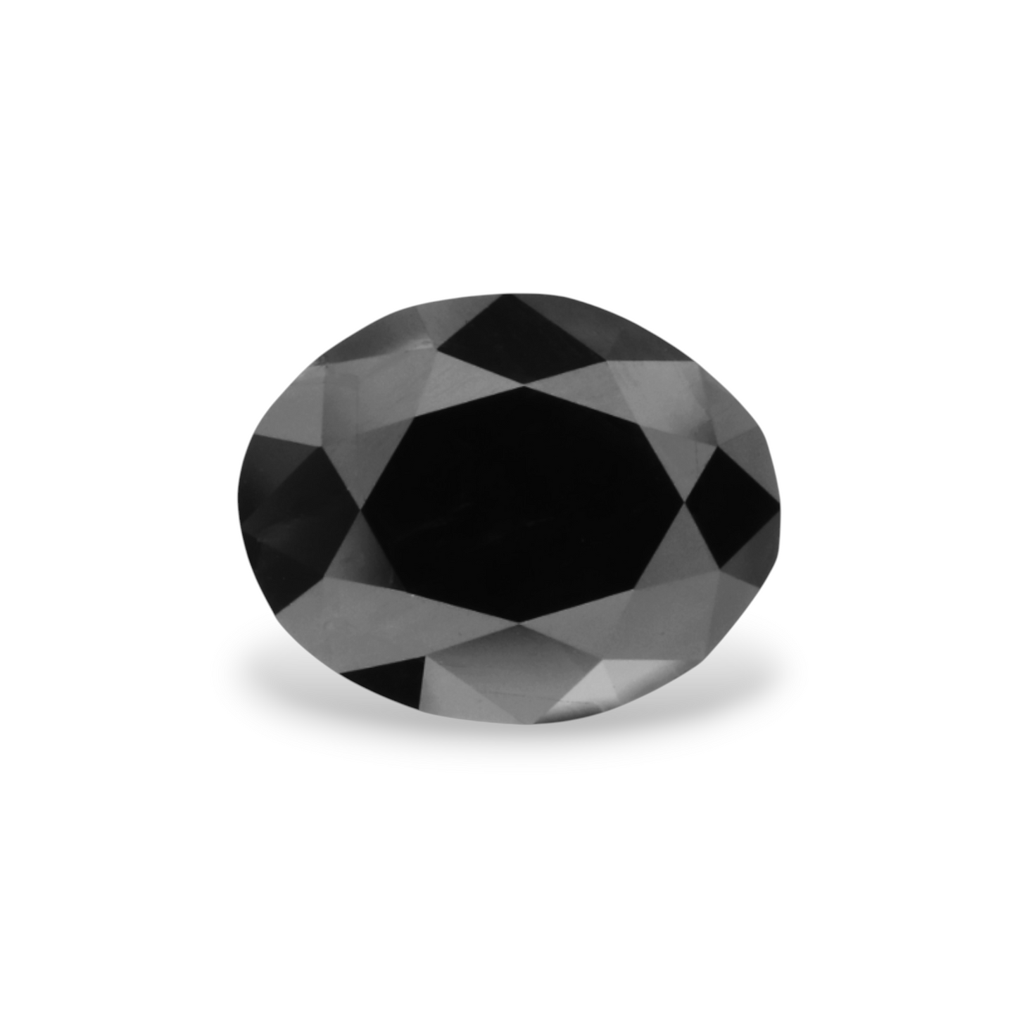 1,80 Karat natürlicher schwarzer ovaler Diamant, GIA-zertifiziert