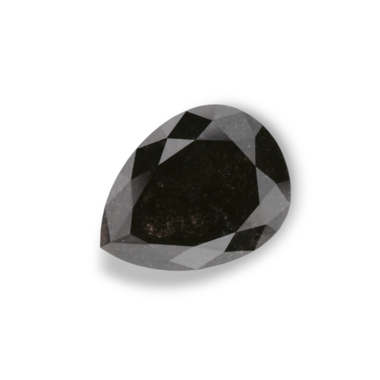 1,92 Karat natürlicher schwarzer Birnendiamant (GIA-geprüft)