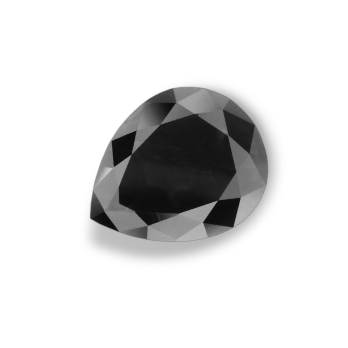 1,36 Karat natürlicher schwarzer Birnendiamant (GIA-geprüft)