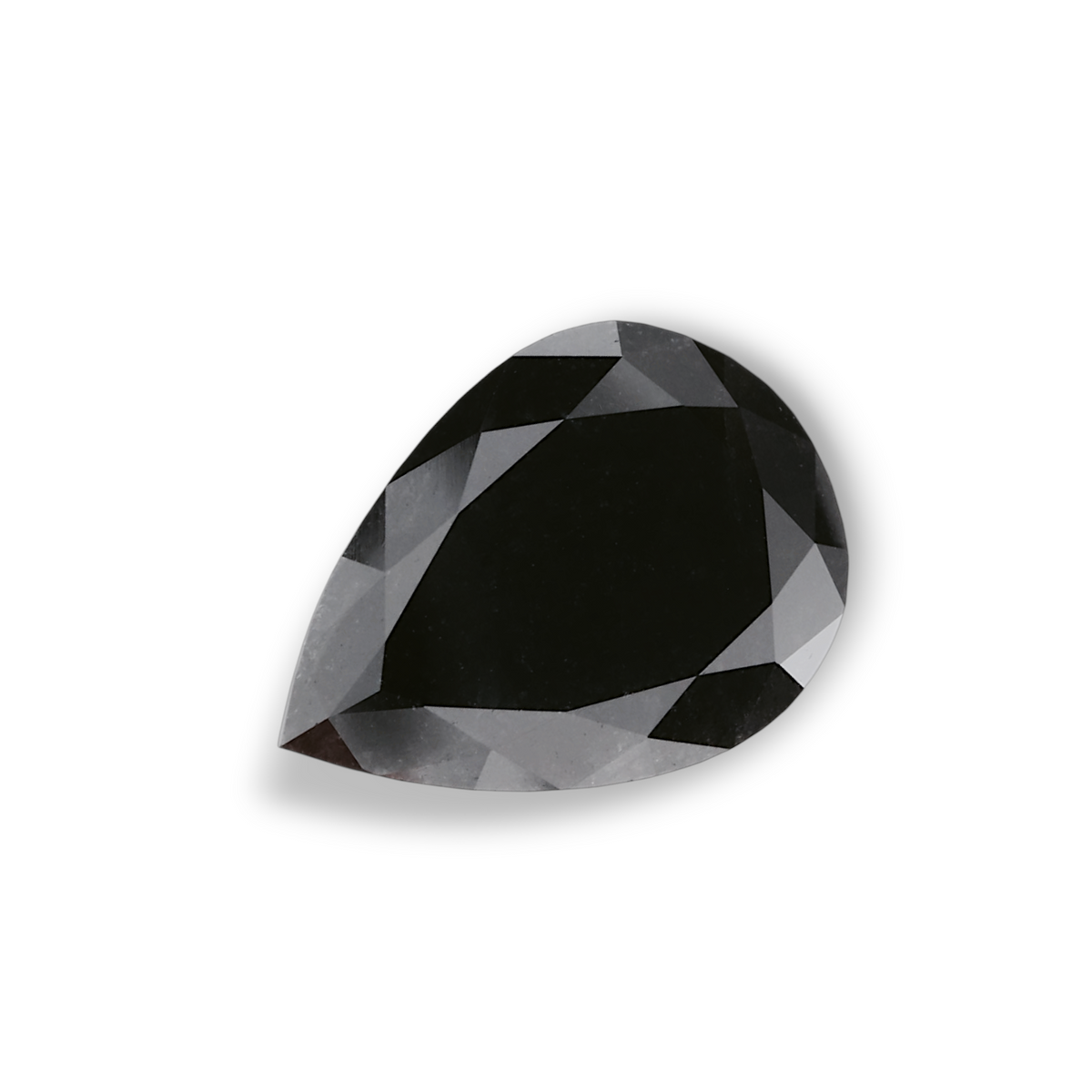 Birnenförmiger Diamant | 4,42 ct | Fancy Black | GIA | Ref. S843497