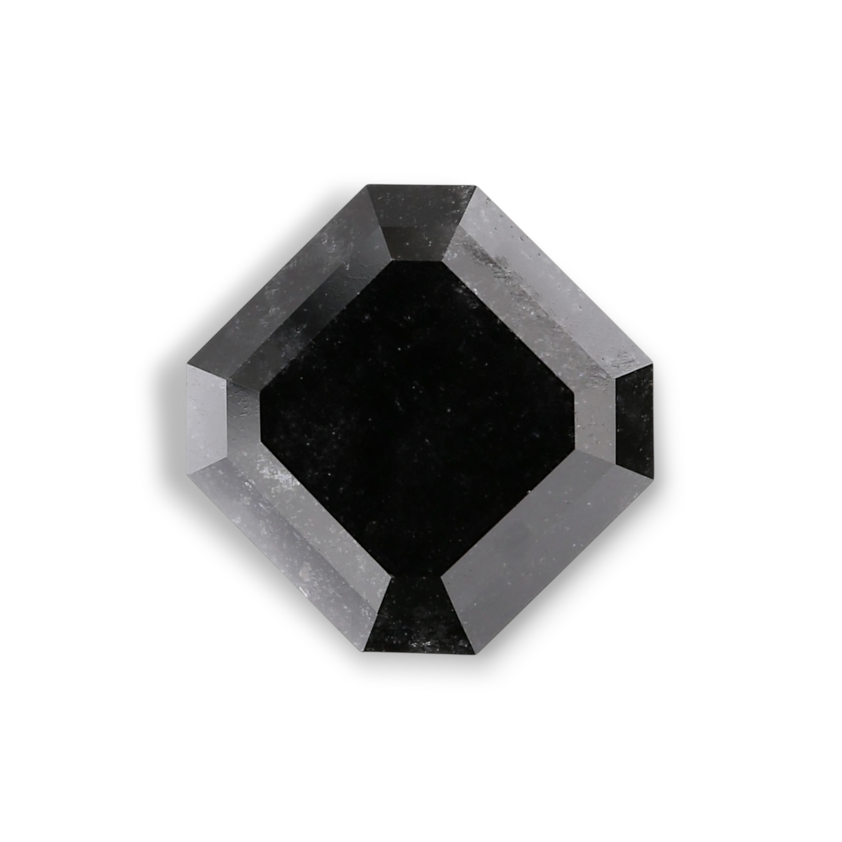 Quadratischer Smaragd-Diamant | 3,88 ct | Fancy Black | GIA | Ref. S231880