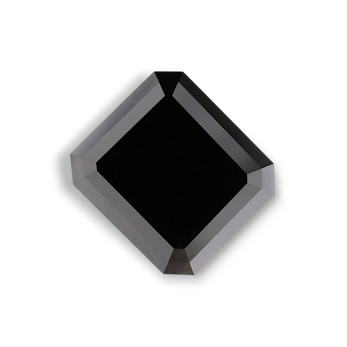 Quadratischer Smaragd-Diamant | 3,24 ct | Fancy Black | GIA | Ref. S983465