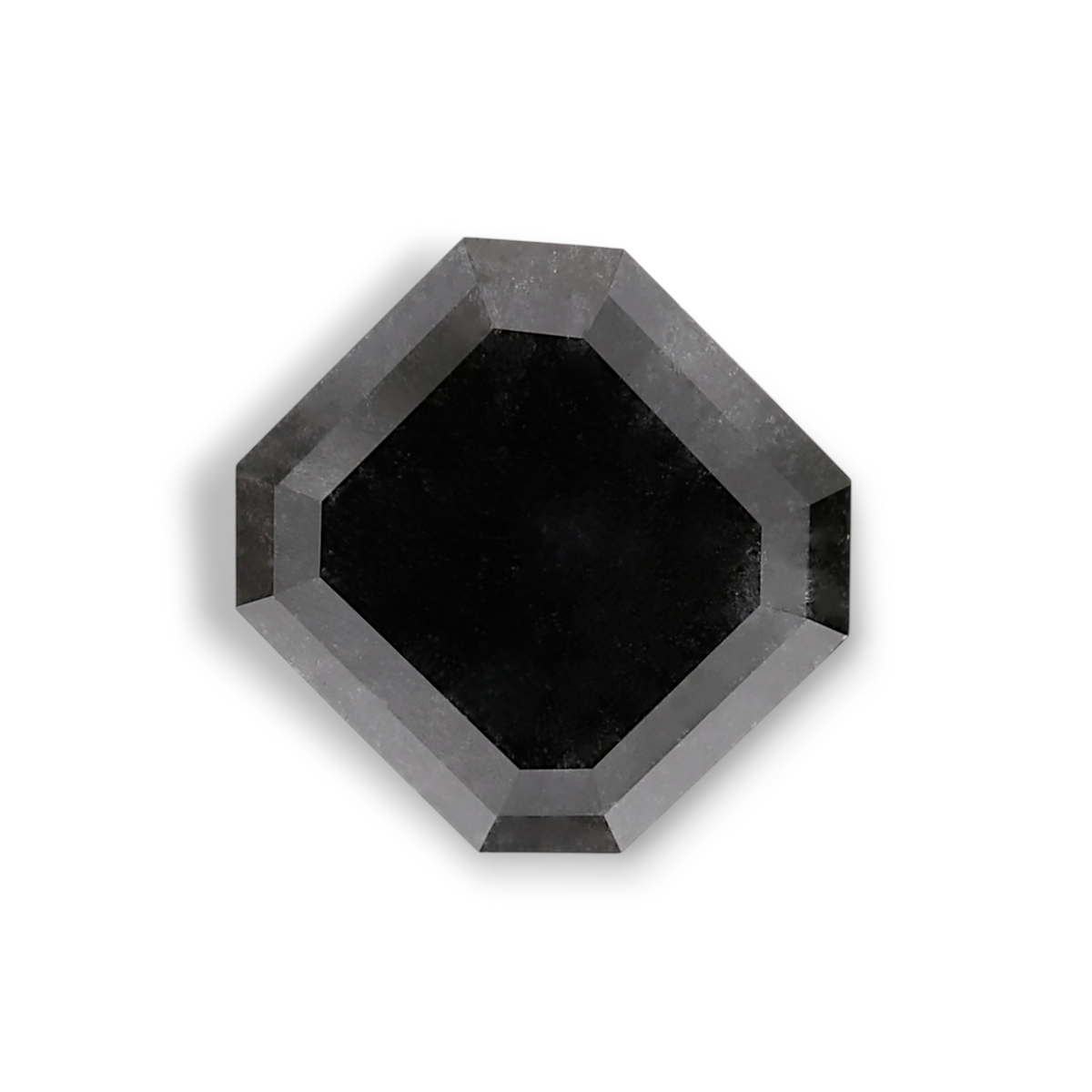 Quadratischer Smaragd-Diamant | 3,11 ct | Fancy Black | GIA | Ref. S969564