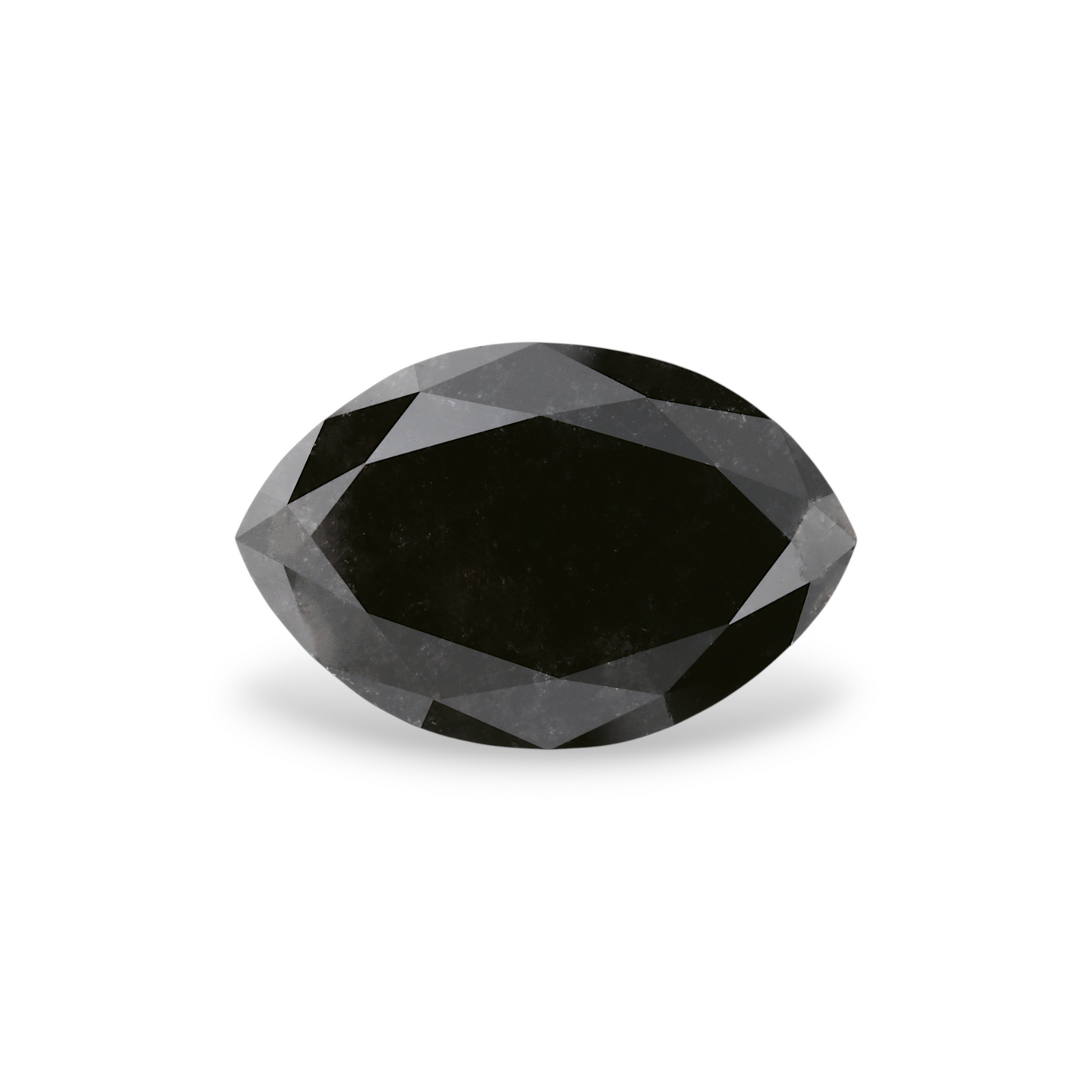 7,37 Karat natürlicher schwarzer Marquise-Diamant, GIA-zertifiziert