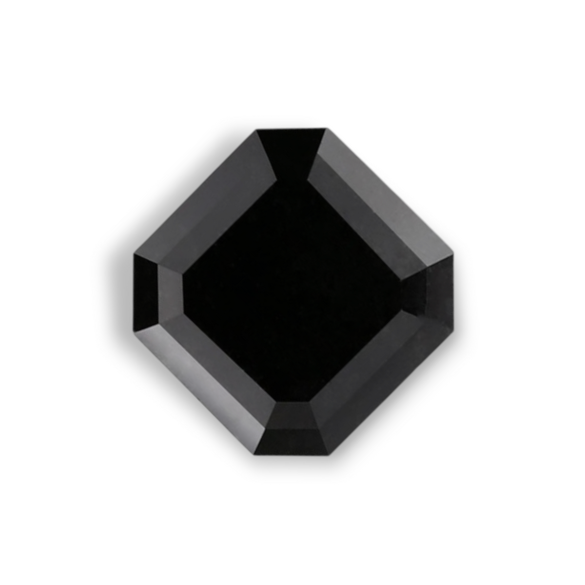 Quadratischer Smaragd-Diamant | 1,07 ct | Fancy Black | GIA | Ref. S307808