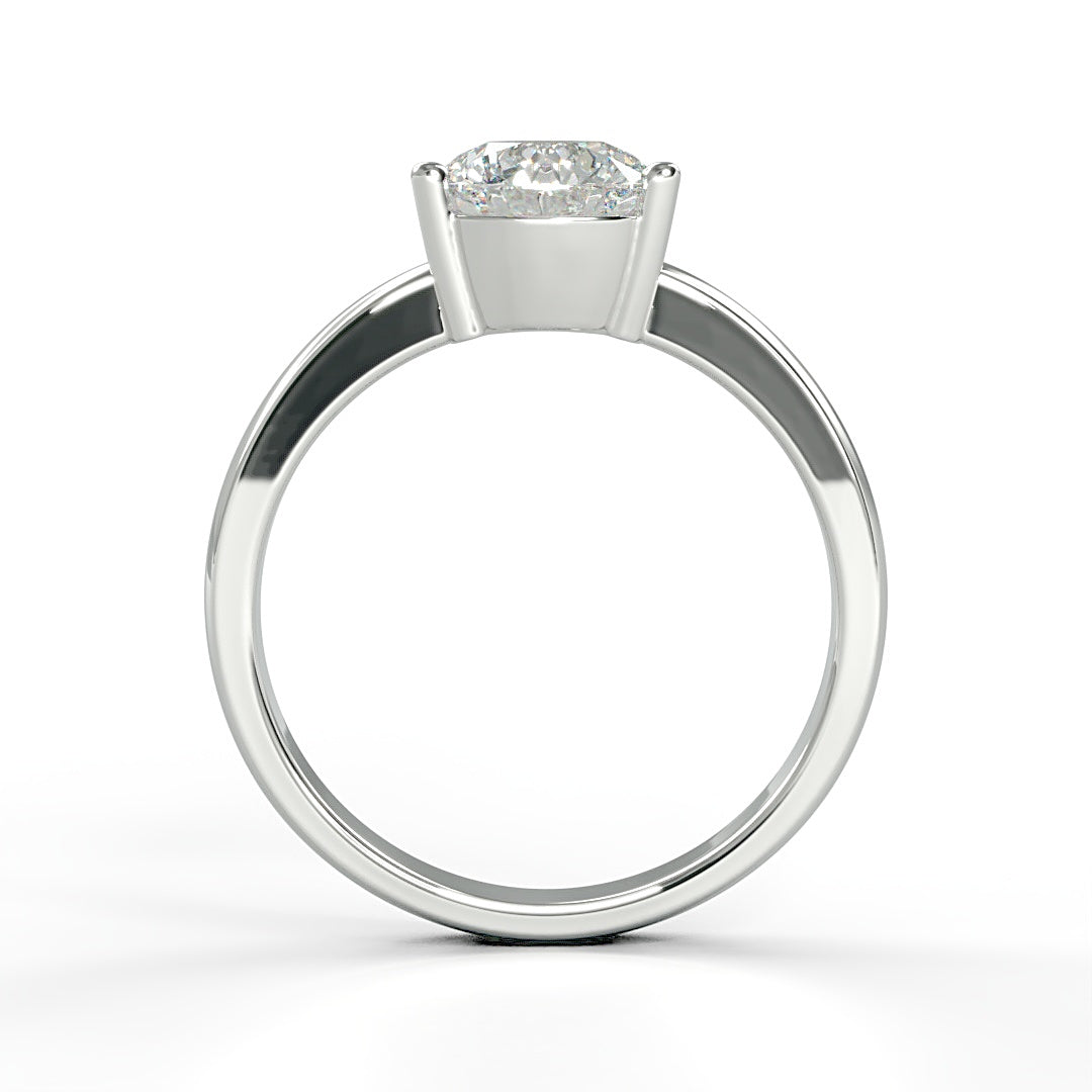 Verlobungsring Calypso mit 1.0ct G/VS-Diamant in 3-Krappen-Fassung, zeitloses Design mit symbolischer Bedeutung – erhältlich in München und Augsburg