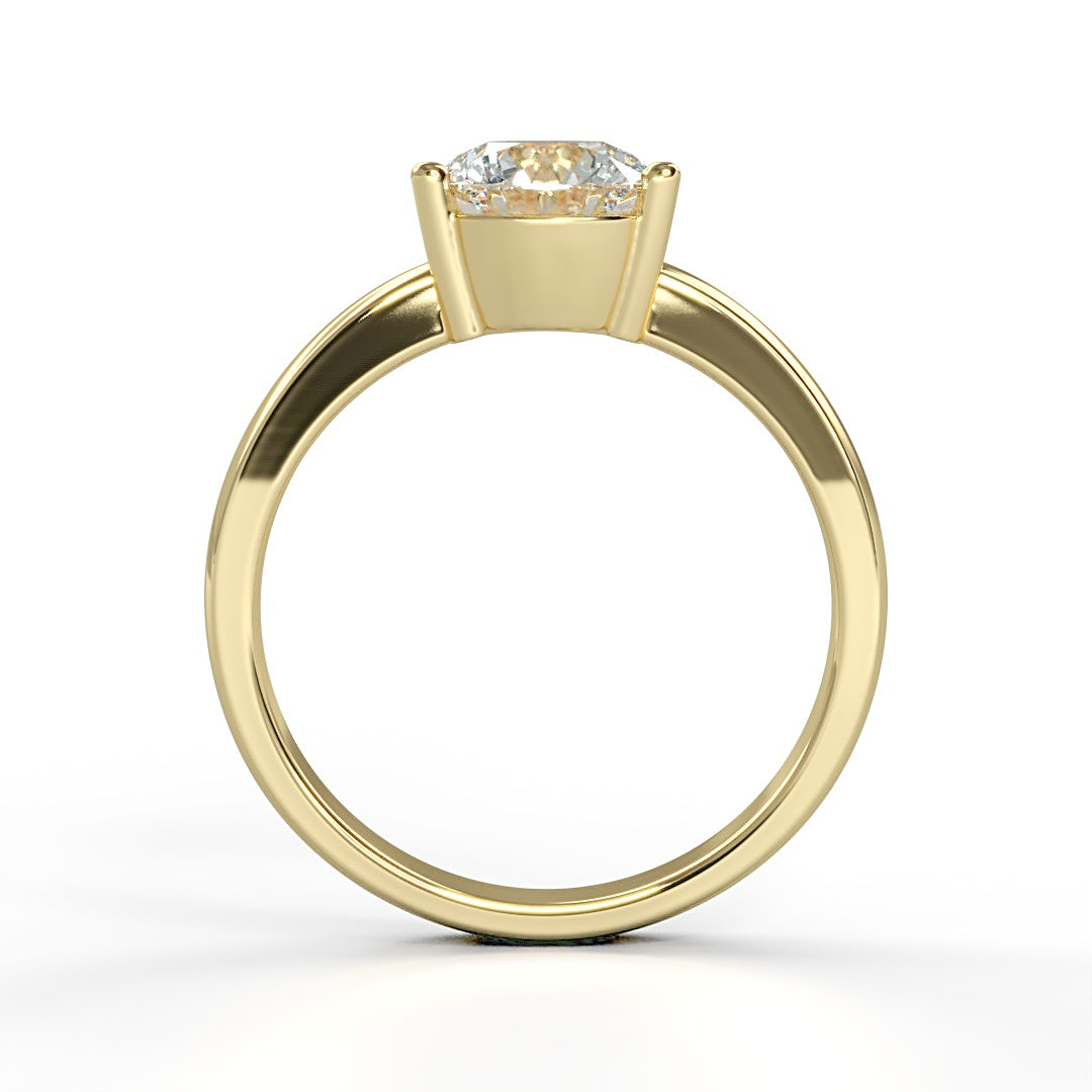 Verlobungsring Calypso mit 1.0ct G/VS-Diamant in 3-Krappen-Fassung, zeitloses Design mit symbolischer Bedeutung – erhältlich in München und Augsburg