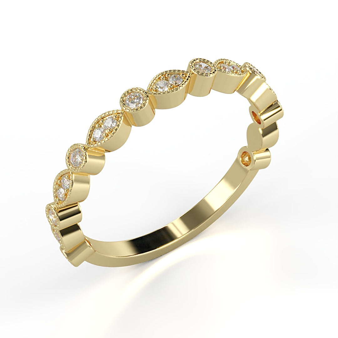 Verlobungsring Jolie mit 0.15ct Diamanten, G/SI-Qualität – erhältlich in München und Augsburg