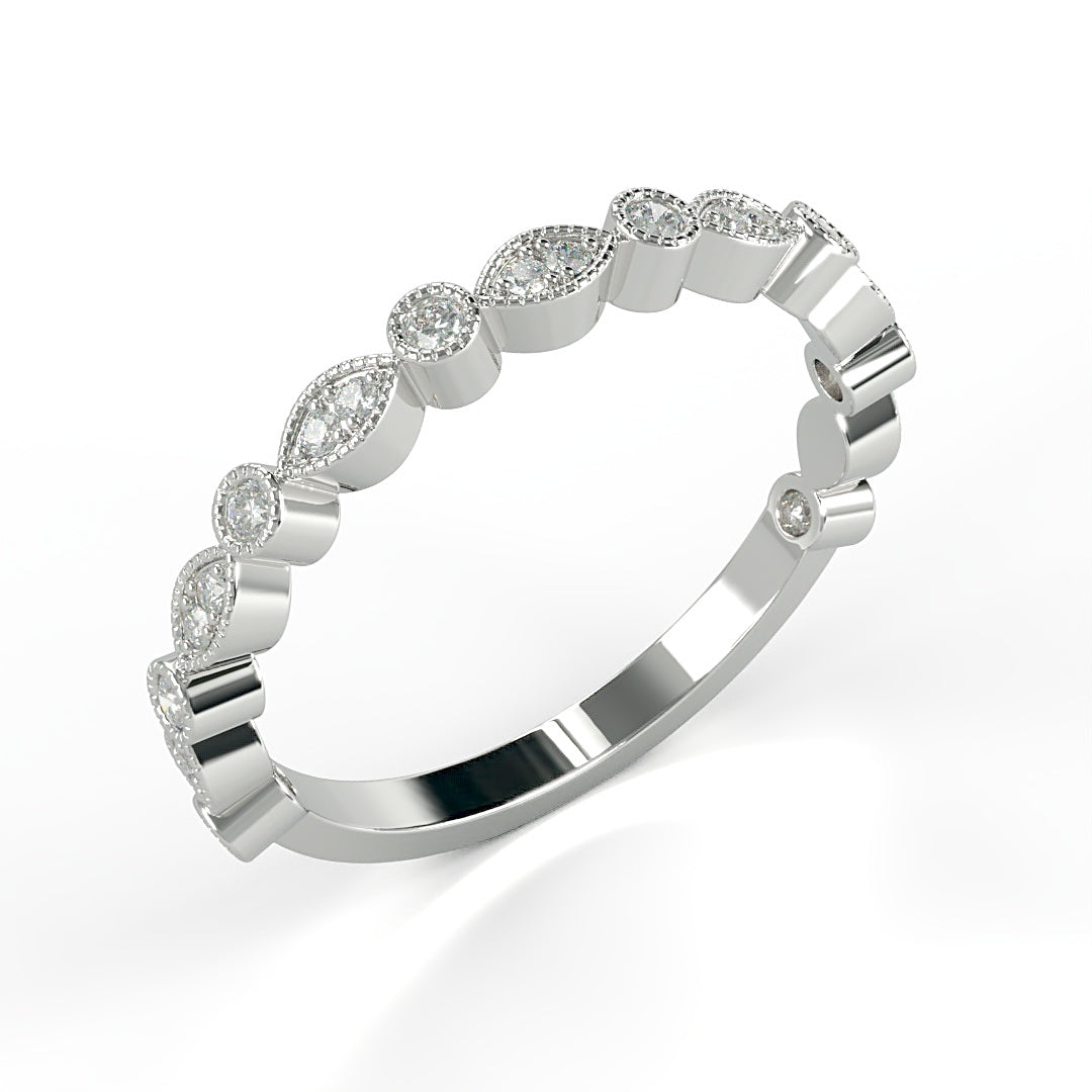 Verlobungsring Jolie mit 0.15ct Diamanten, G/SI-Qualität – erhältlich in München und Augsburg