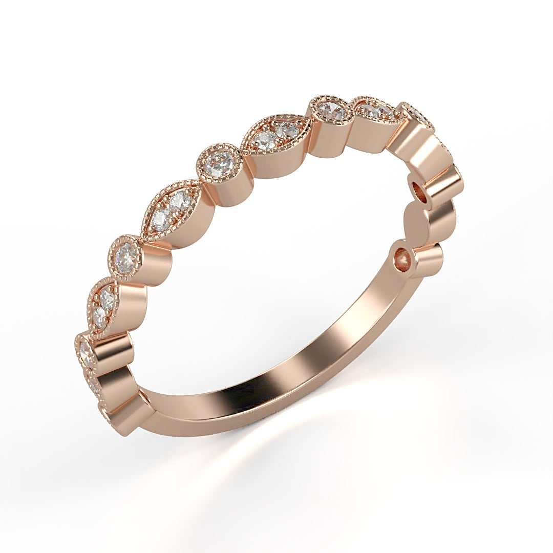 Verlobungsring Jolie mit 0.15ct Diamanten, G/SI-Qualität – erhältlich in München und Augsburg