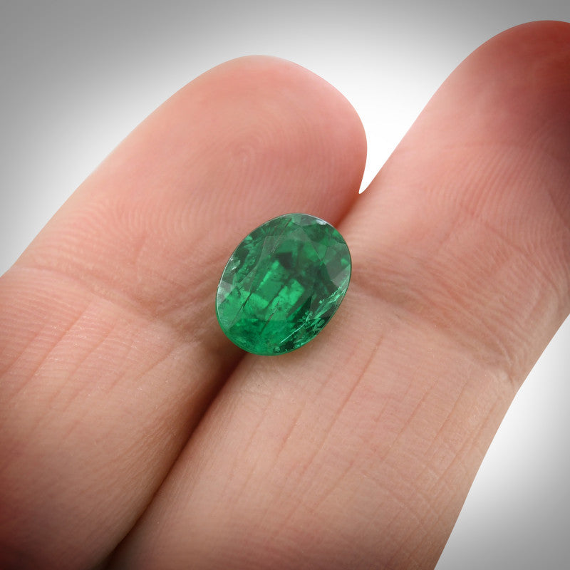 Ovaler Smaragd | 1,99 ct | Grün | Ref. 373370