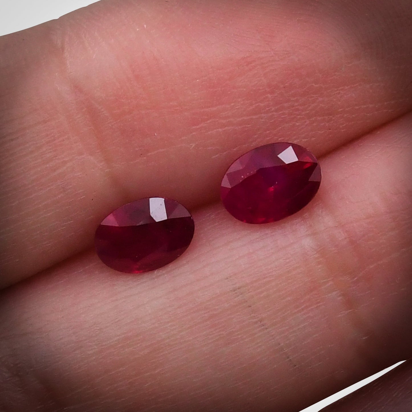 2.09 Carat Red Oval Ruby