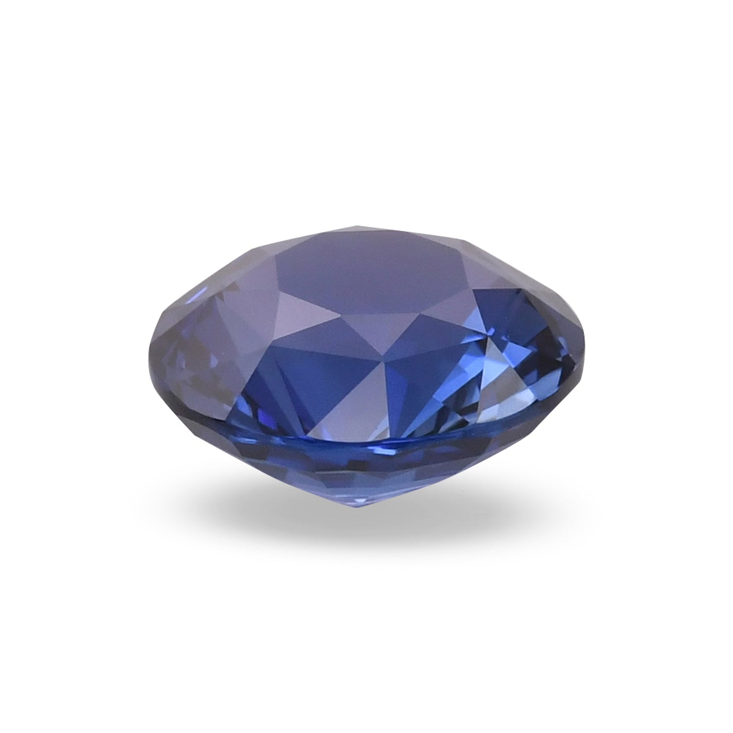 7,58 Karat blauer runder Saphir aus Sri Lanka (CD)