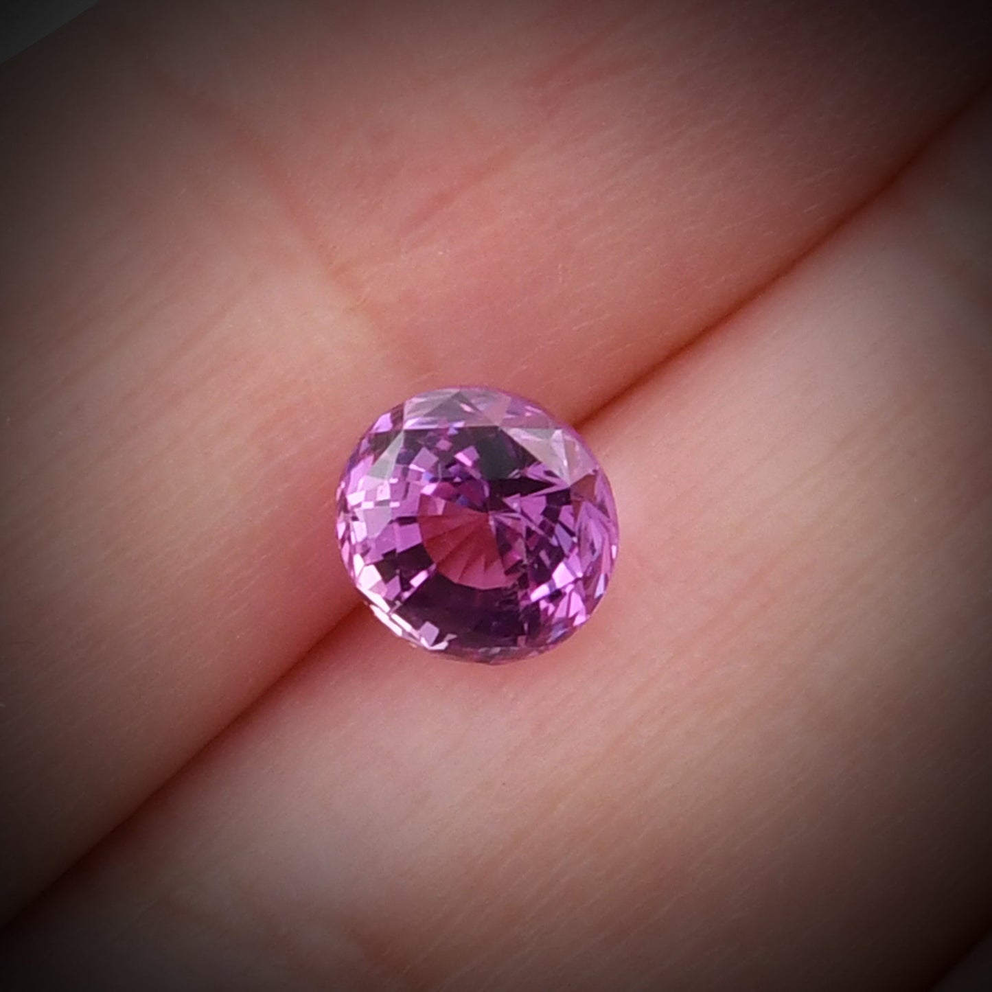 2.02 Carat Pink Round Sapphire
