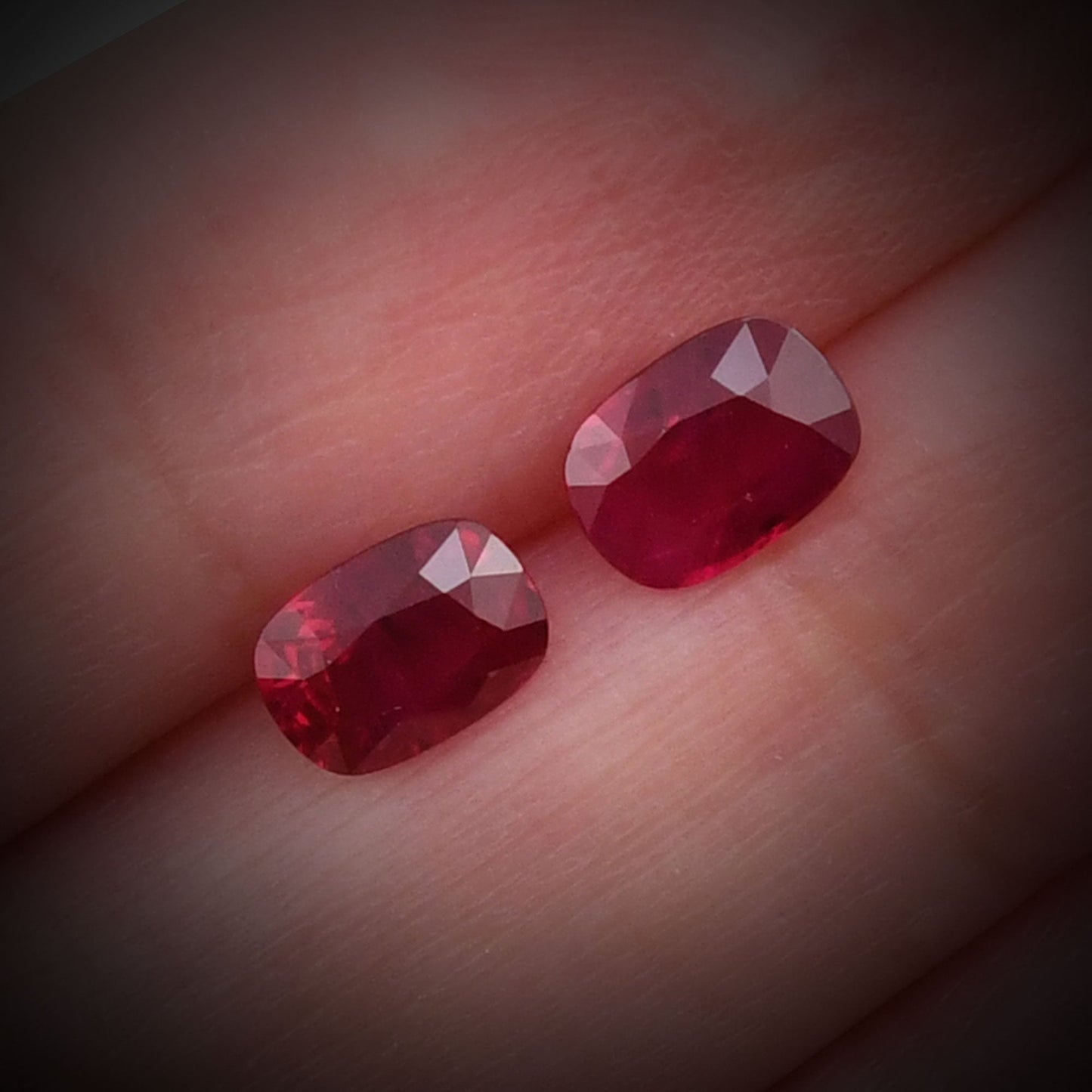 2.18 Carat Red Cushion Ruby