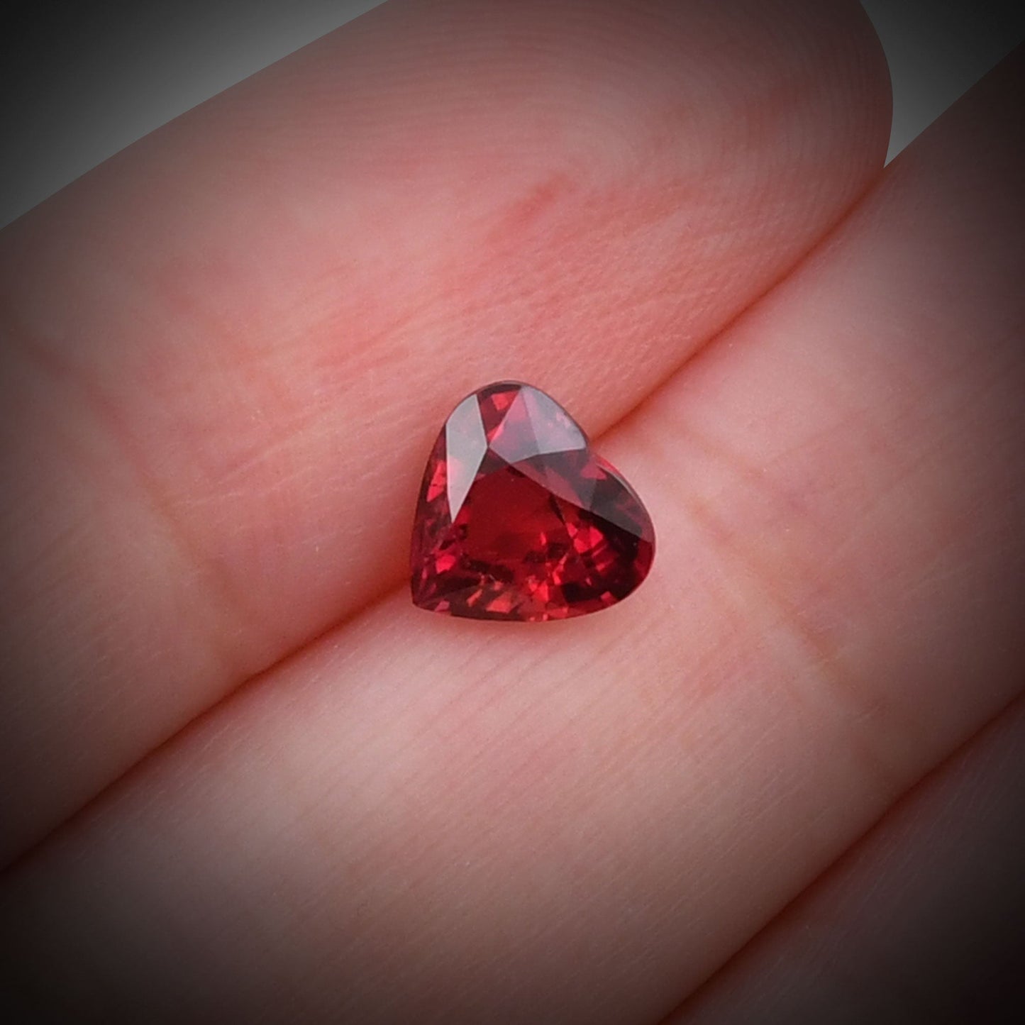 1.65 Carat Red Pear Ruby