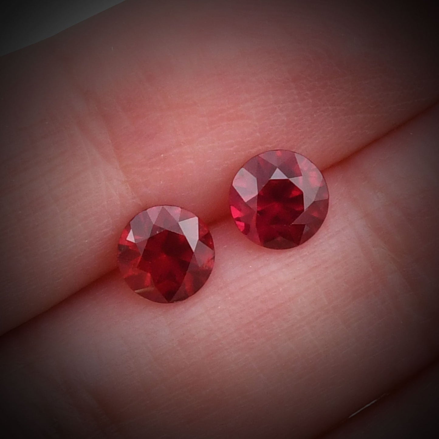 2.42 Carat Red Round Ruby