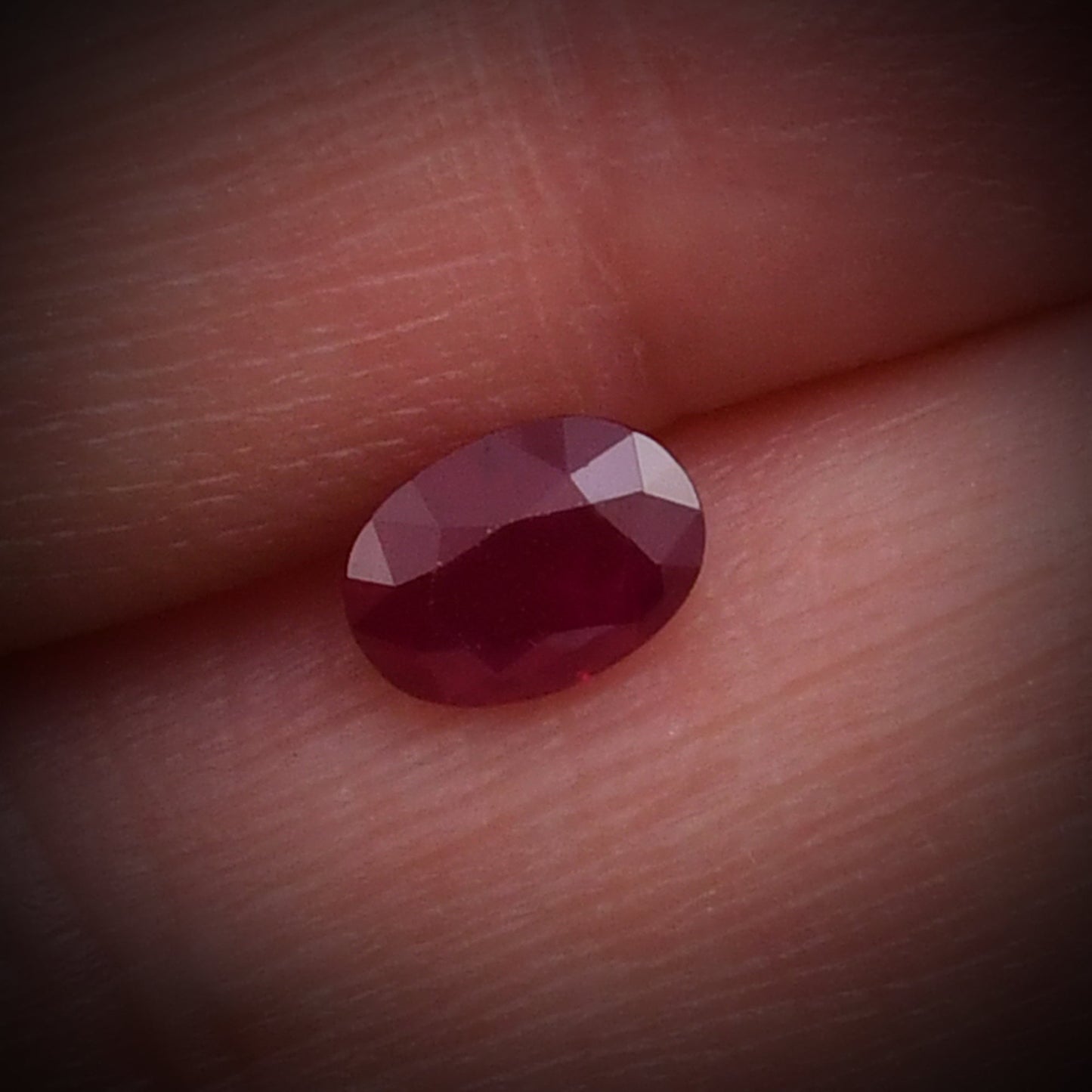 1.15 Carat Red Oval Ruby