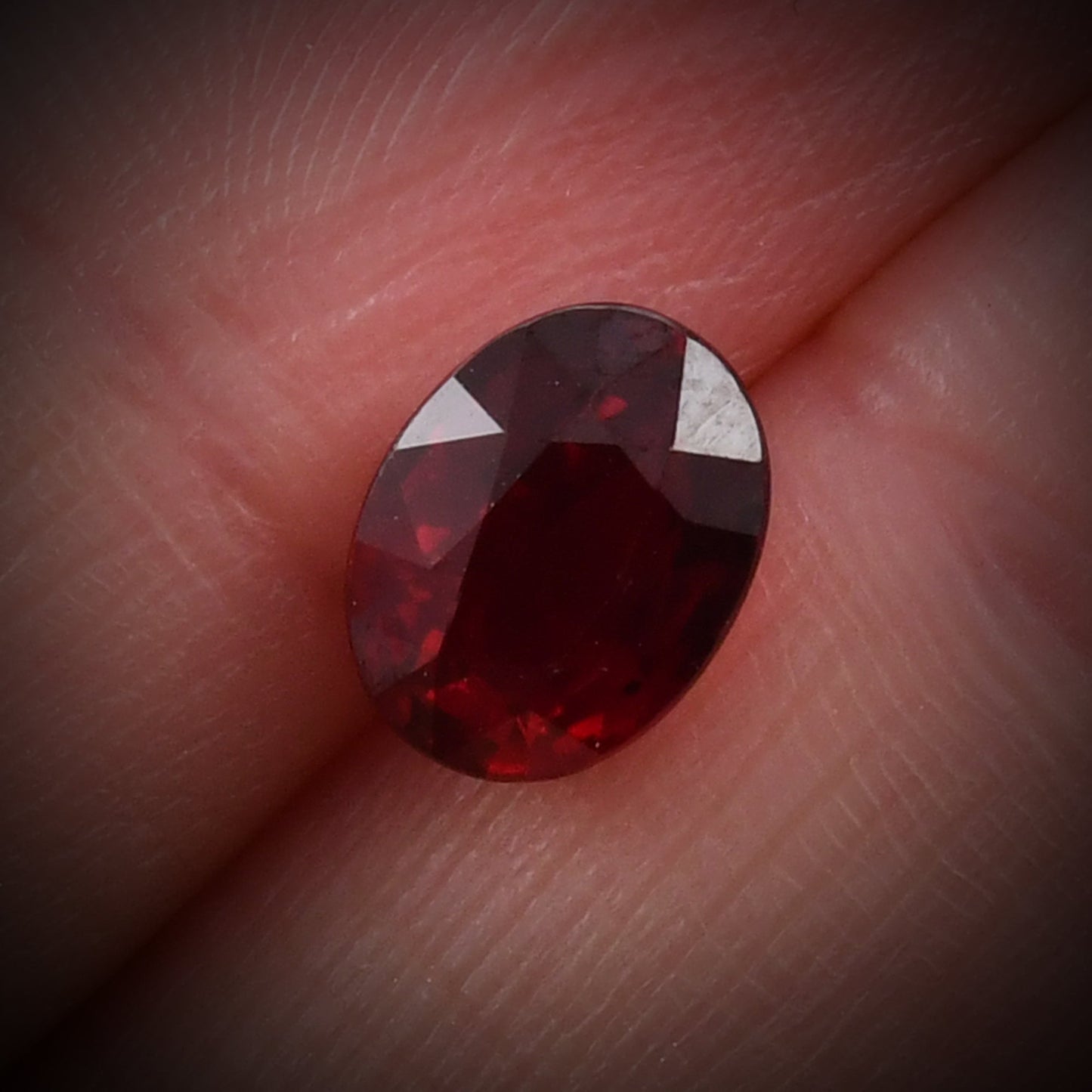 3.03 Carat Red MOZAMBIQUE Oval Ruby CD