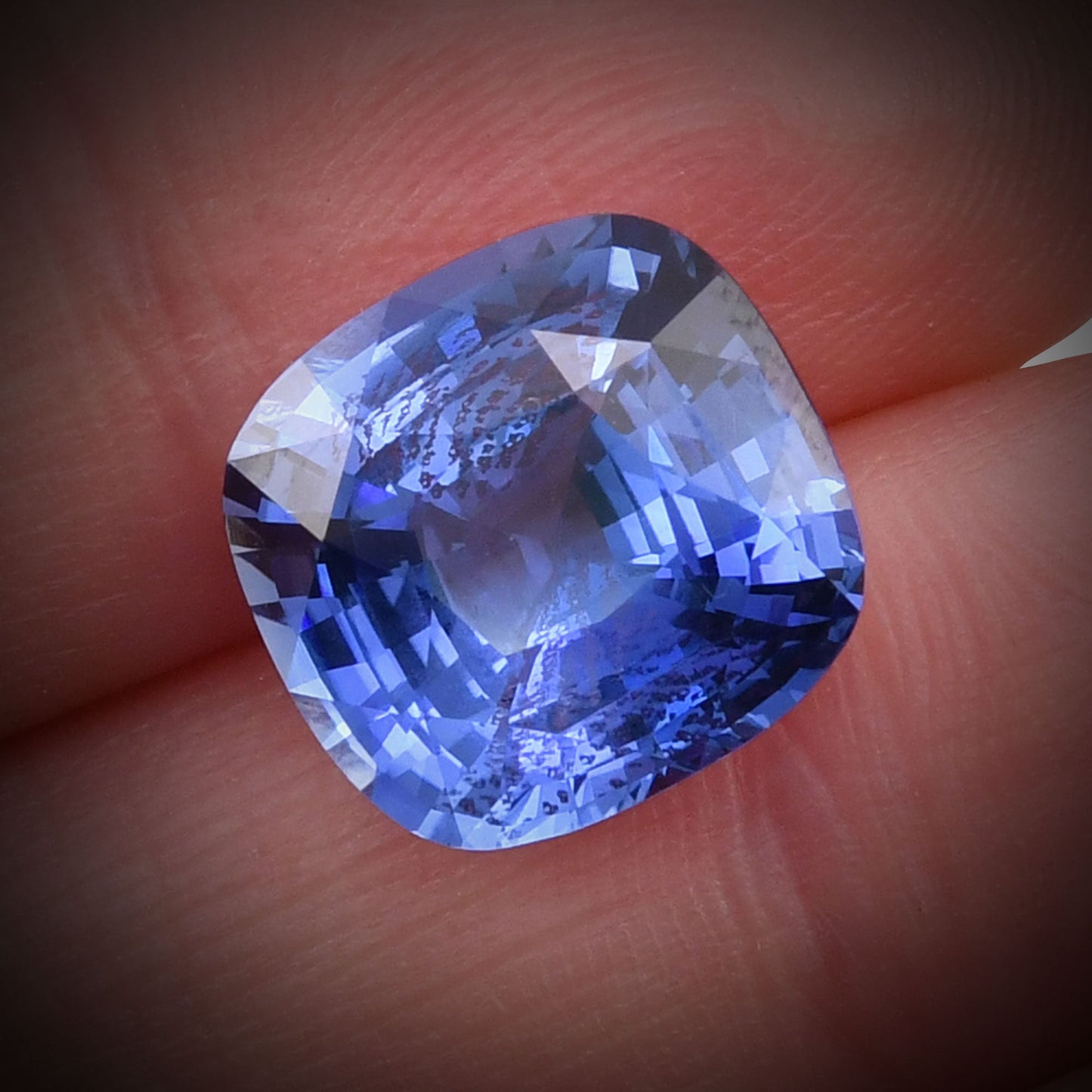 8.12 Carat Blue SRI LANKAN Cushion Sapphire CD