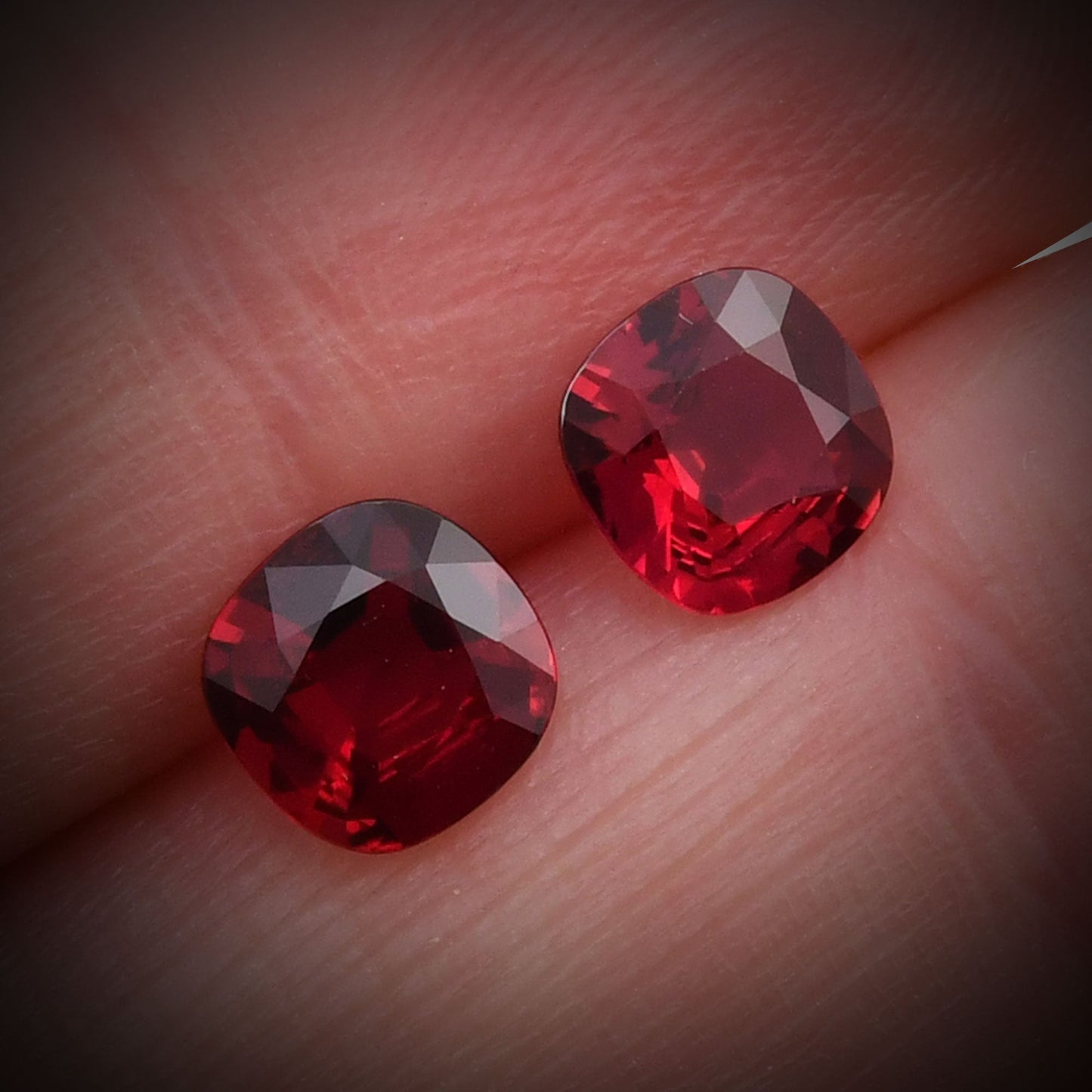 2.10 Carat Red MOZAMBICAN Cushion Ruby CD
