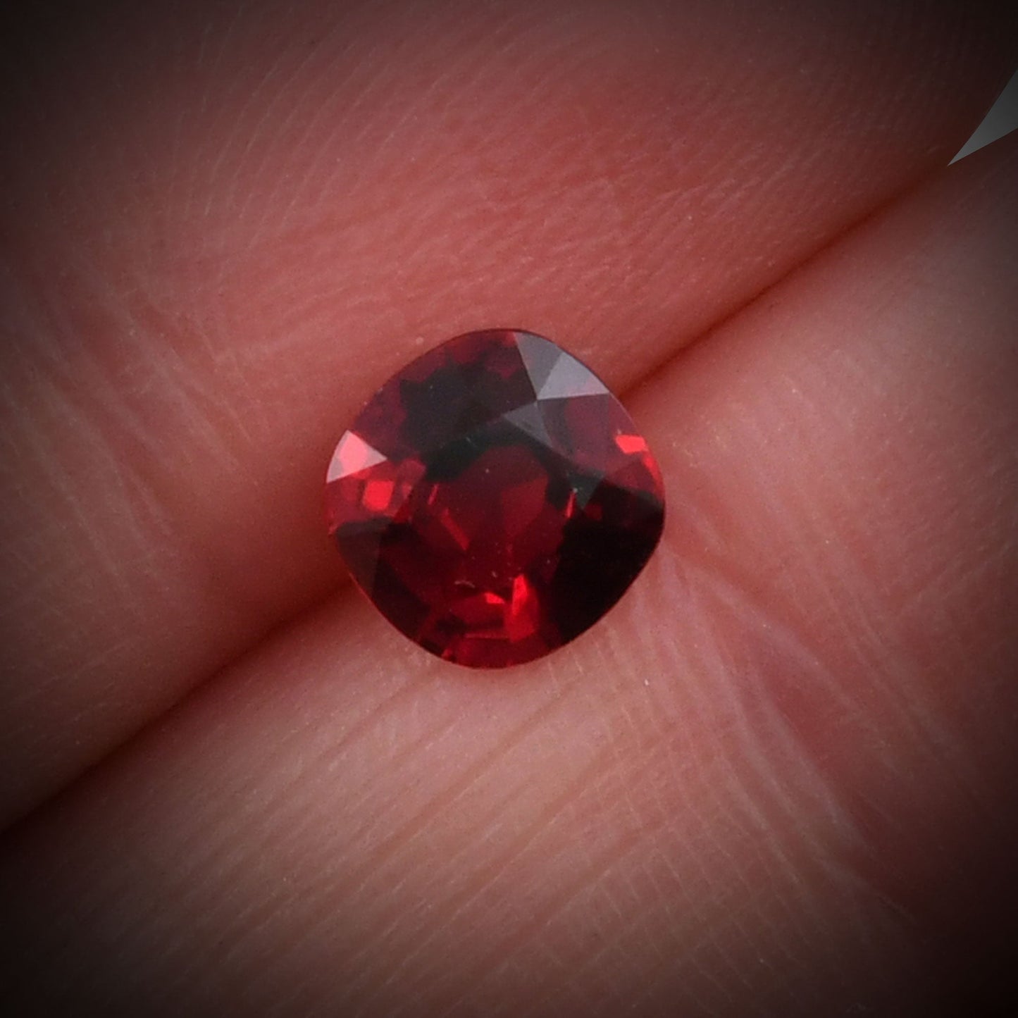 1.12 Carat Red MOZAMBIQUE Cushion Ruby CD