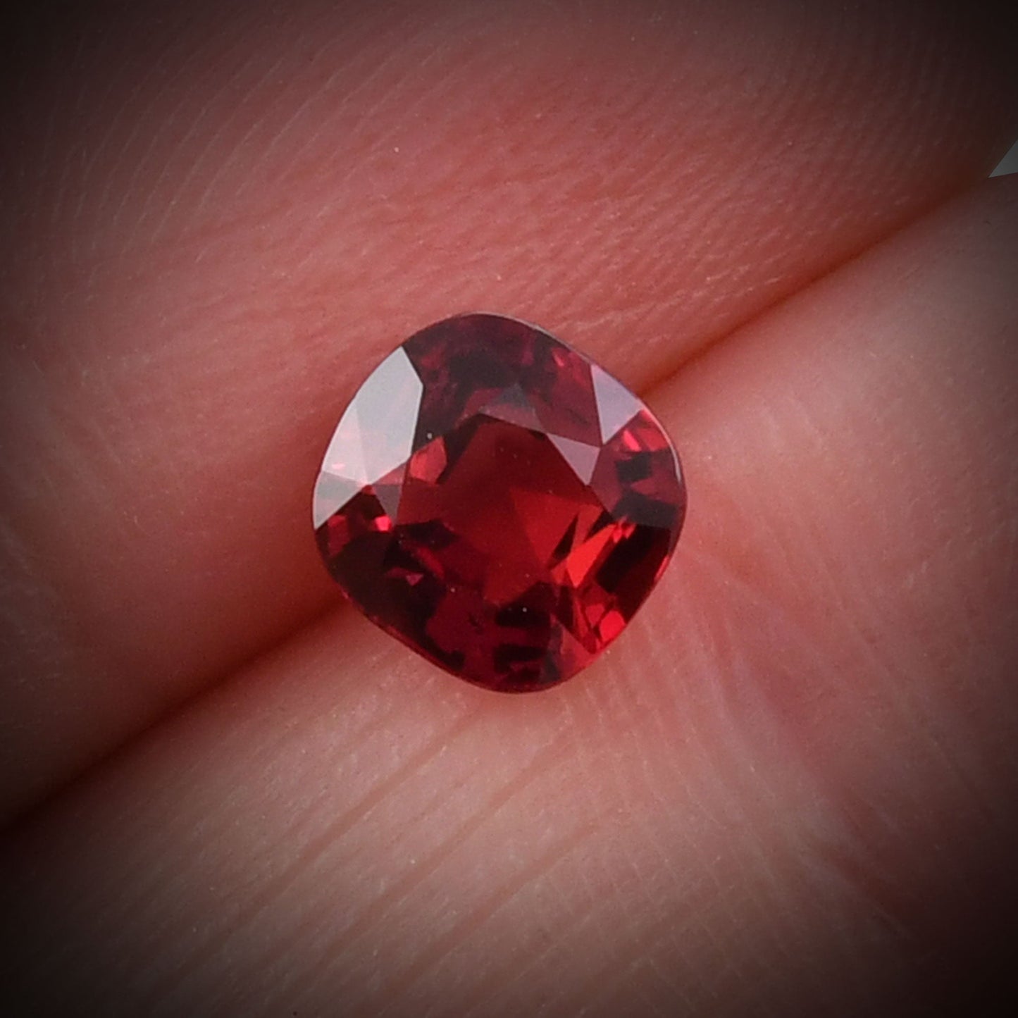 1.48 Carat Red MOZAMBIQUE Cushion Ruby CD