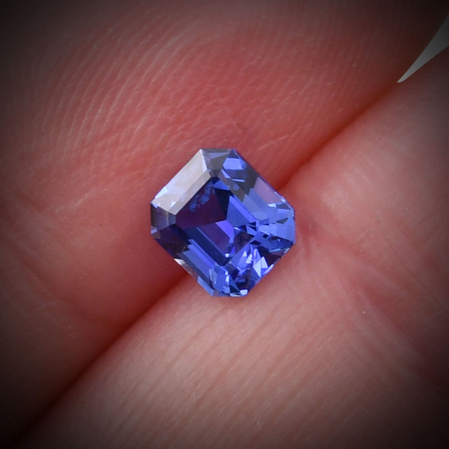 1.09 Carat Blue Emerald Sapphire