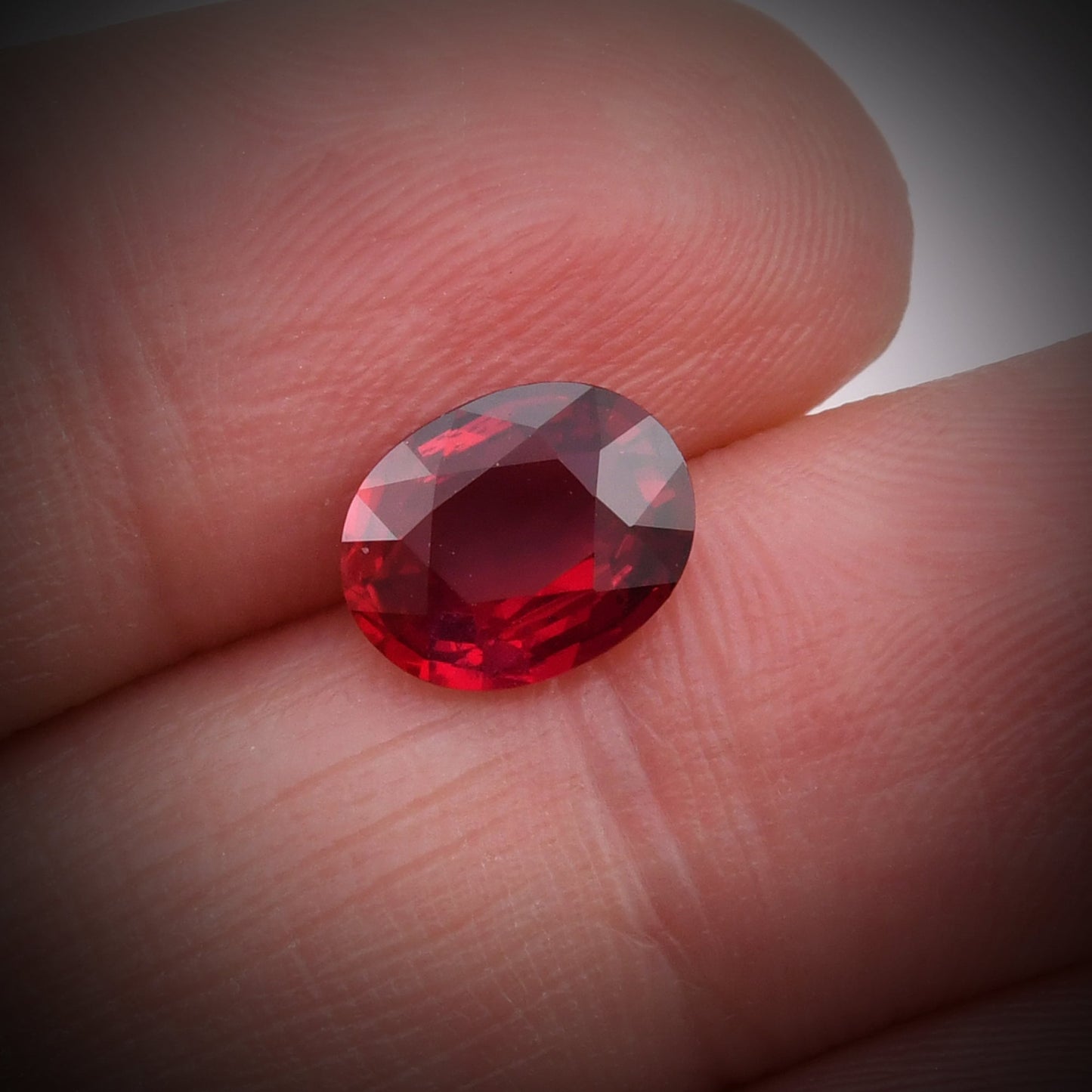 2.13 Carat Red MOZAMBIQUE Oval Ruby CD