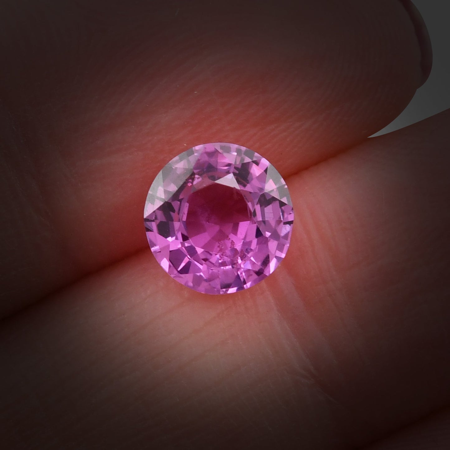 1.84 Carat Pink MADAGASCAR Round Sapphire GIA