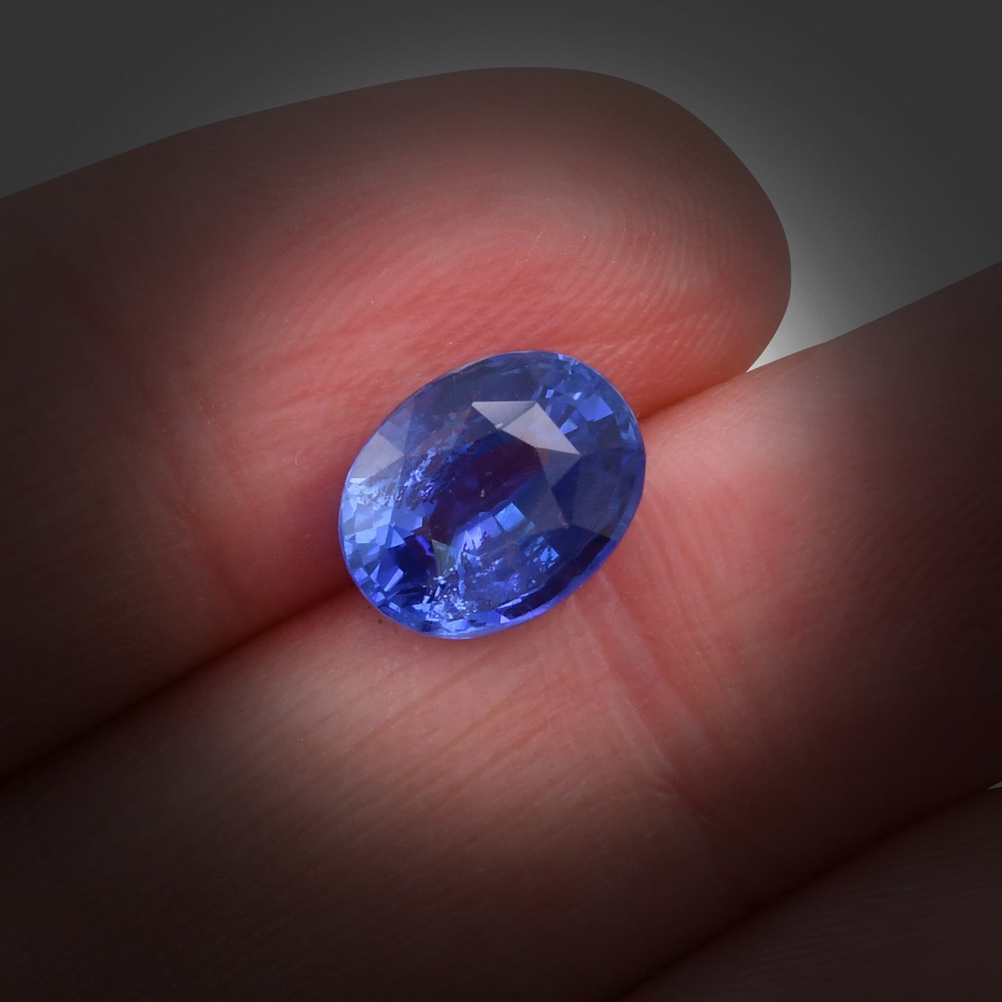 3.55 Carat Blue SRI LANKAN Oval Sapphire CD
