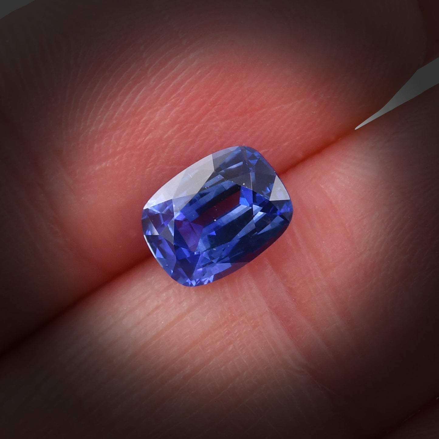 1.86 Carat Blue SRI LANKAN Cushion Sapphire