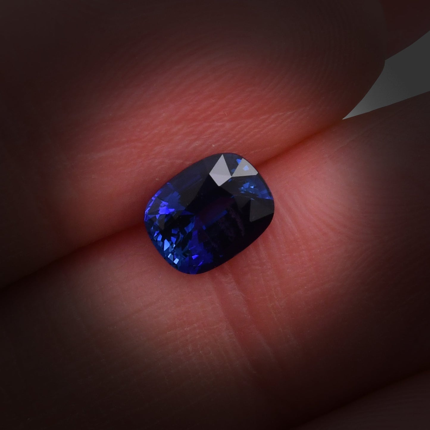 1,40 Karat blauer Kissen-Saphir aus Sri Lanka