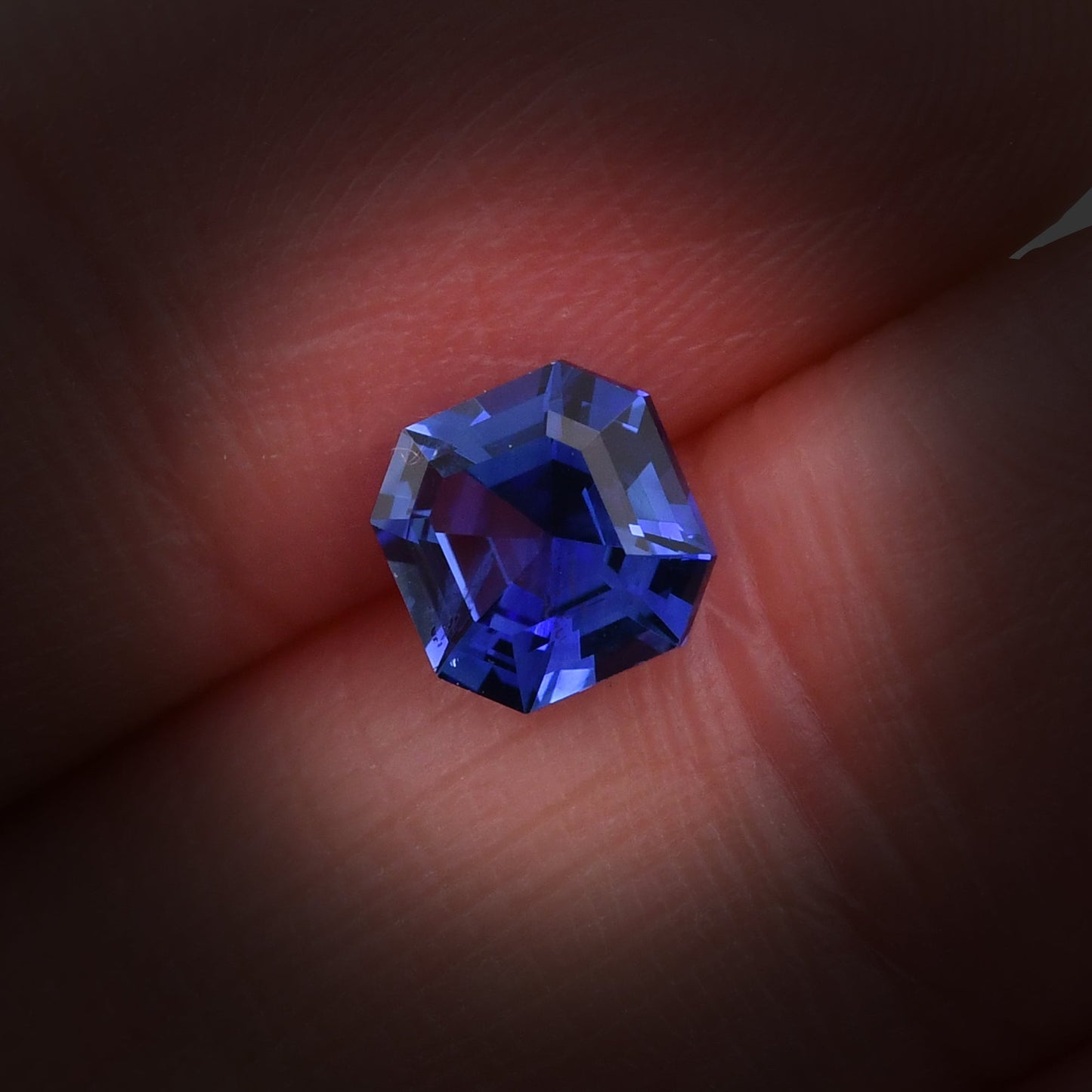 1.37 Carat Blue SRI LANKAN Sq. Emerald Sapphire